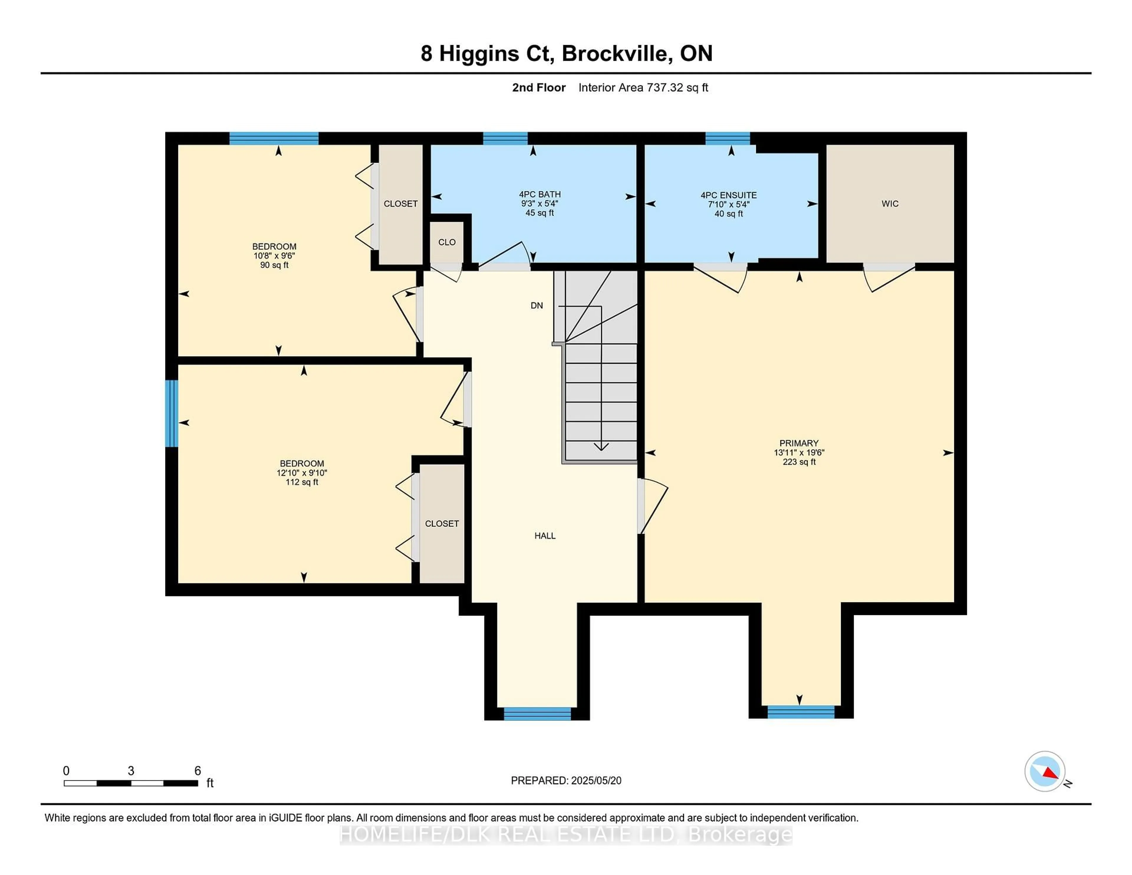 Floor plan for 8 Higgins Crt, Brockville Ontario K6V 7H8