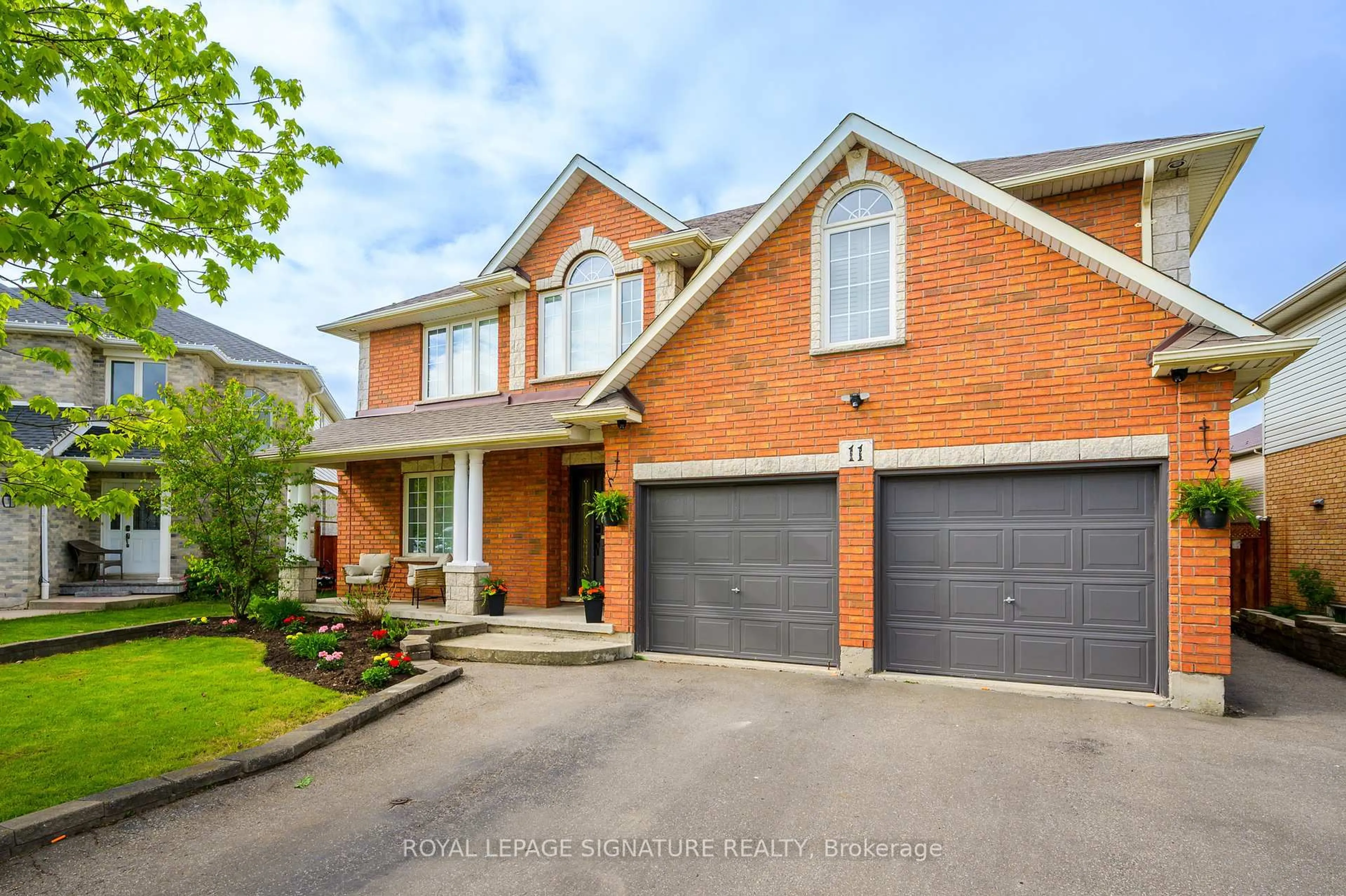 Home with brick exterior material, street for 11 Eric Burke Crt, Hamilton Ontario L9A 5J9