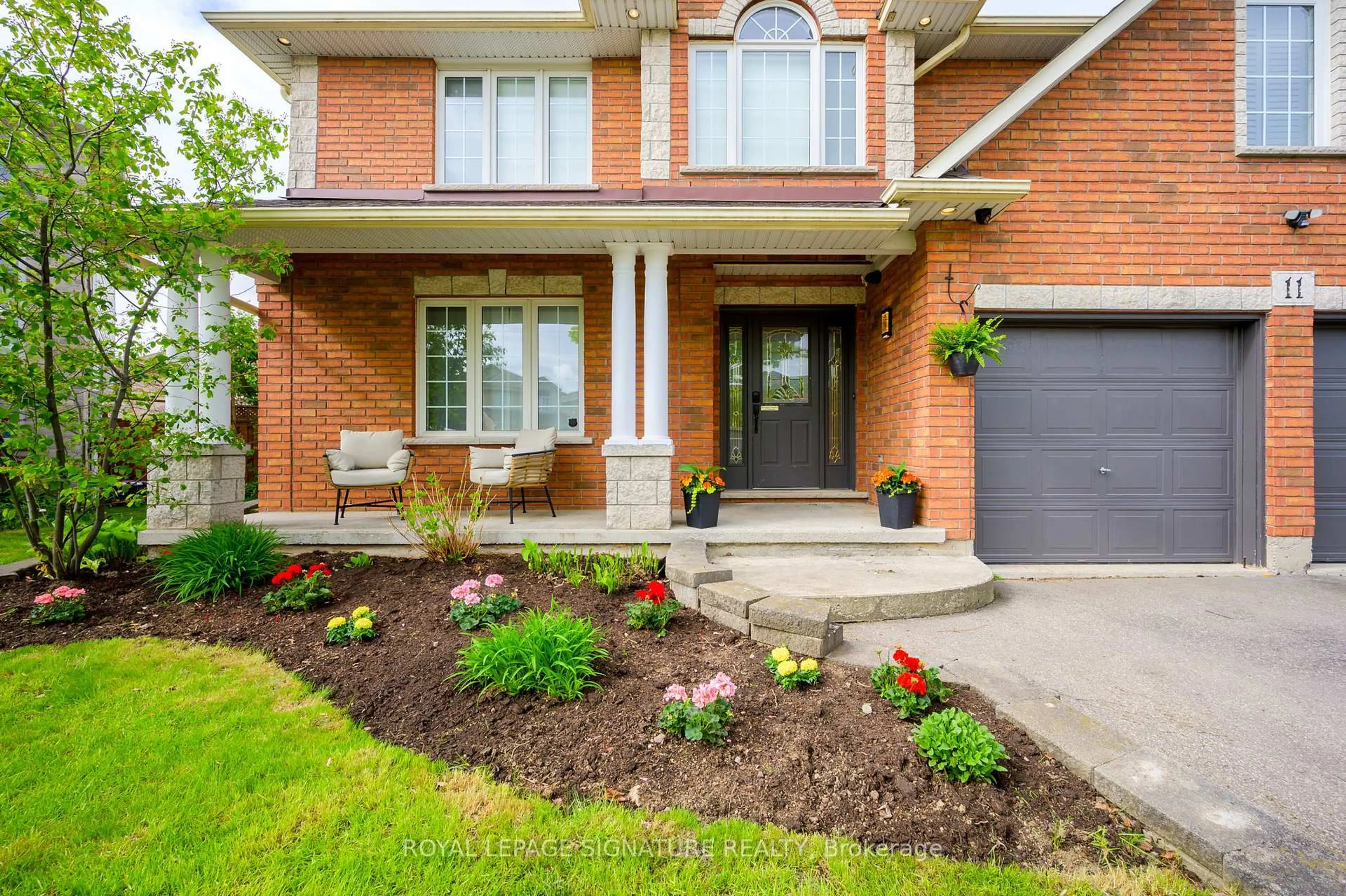 Home with brick exterior material, street for 11 Eric Burke Crt, Hamilton Ontario L9A 5J9