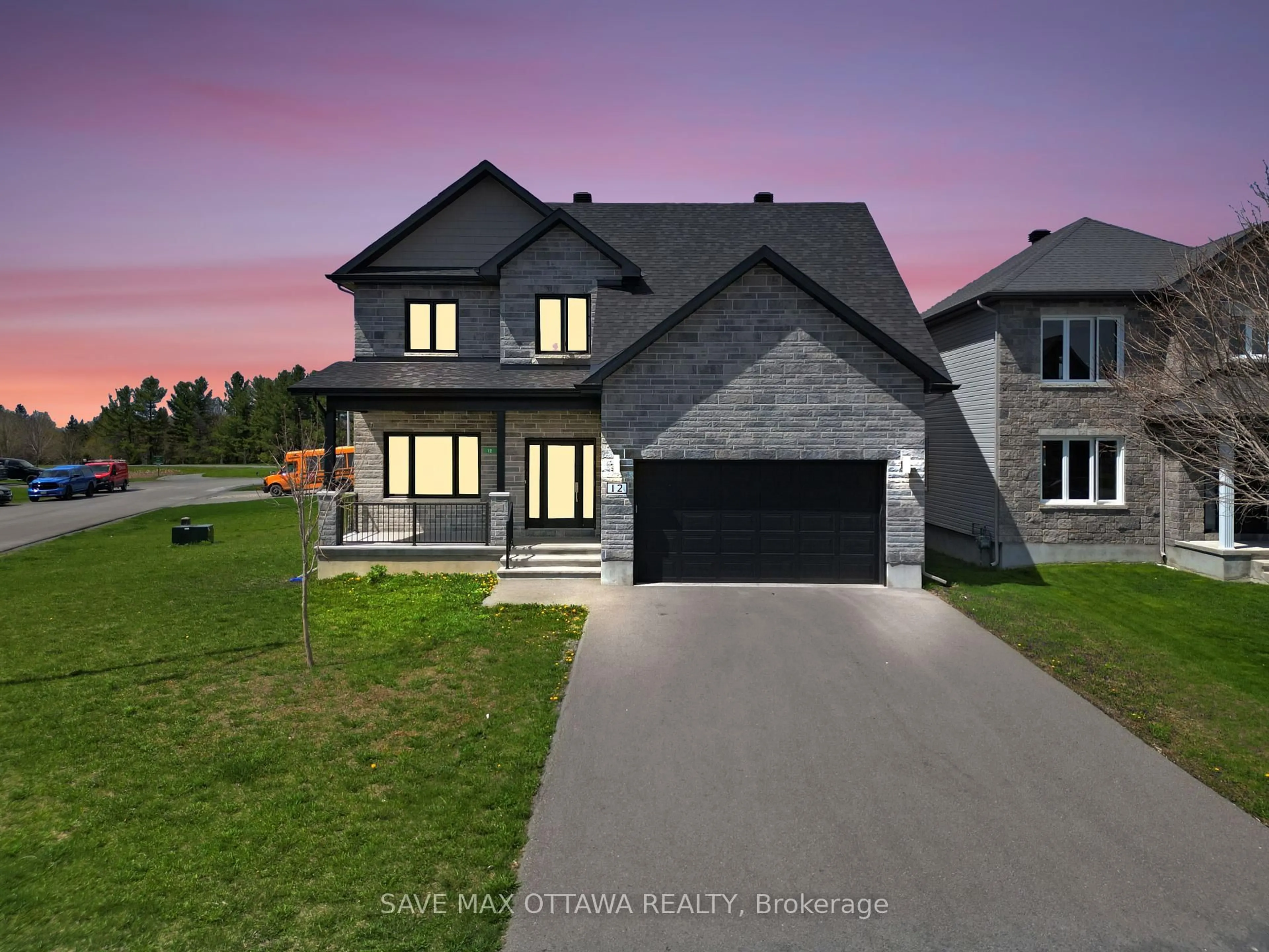 Home with brick exterior material, street for 12 Richer St, North Stormont Ontario K0A 1R0