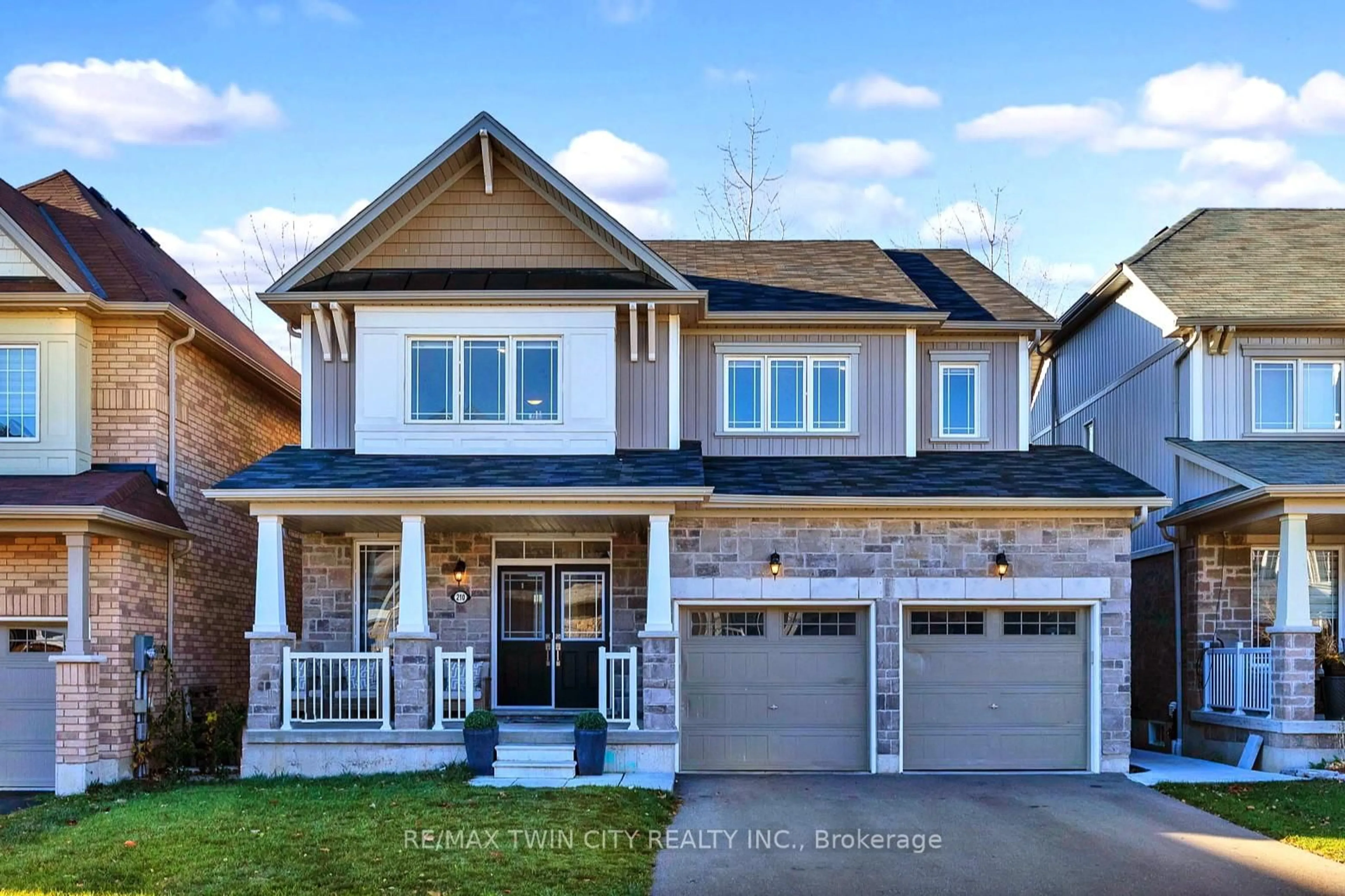 Home with brick exterior material, street for 210 DOLMAN St, Woolwich Ontario N0B 1M0