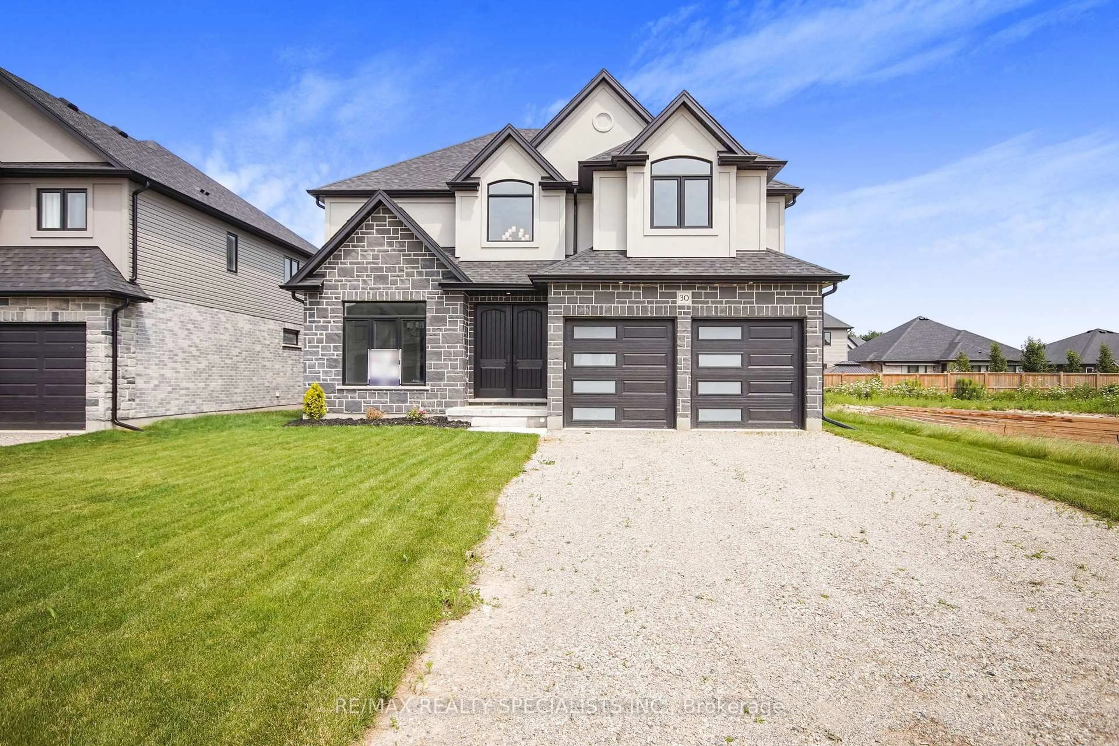 Home with brick exterior material, street for 30 Sycamore Dr, Tillsonburg Ontario N4G 5R9