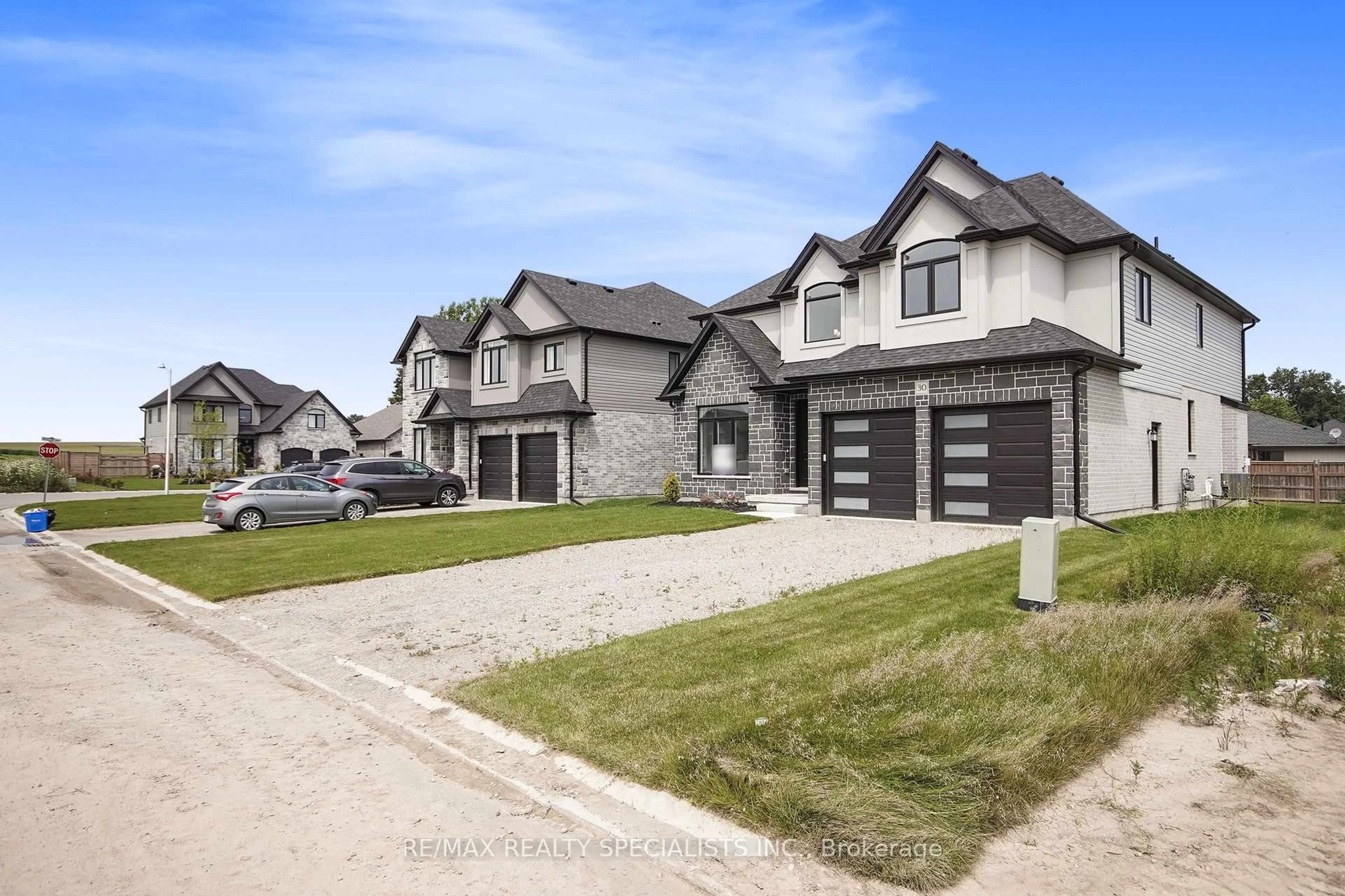 Home with brick exterior material, street for 30 Sycamore Dr, Tillsonburg Ontario N4G 5R9