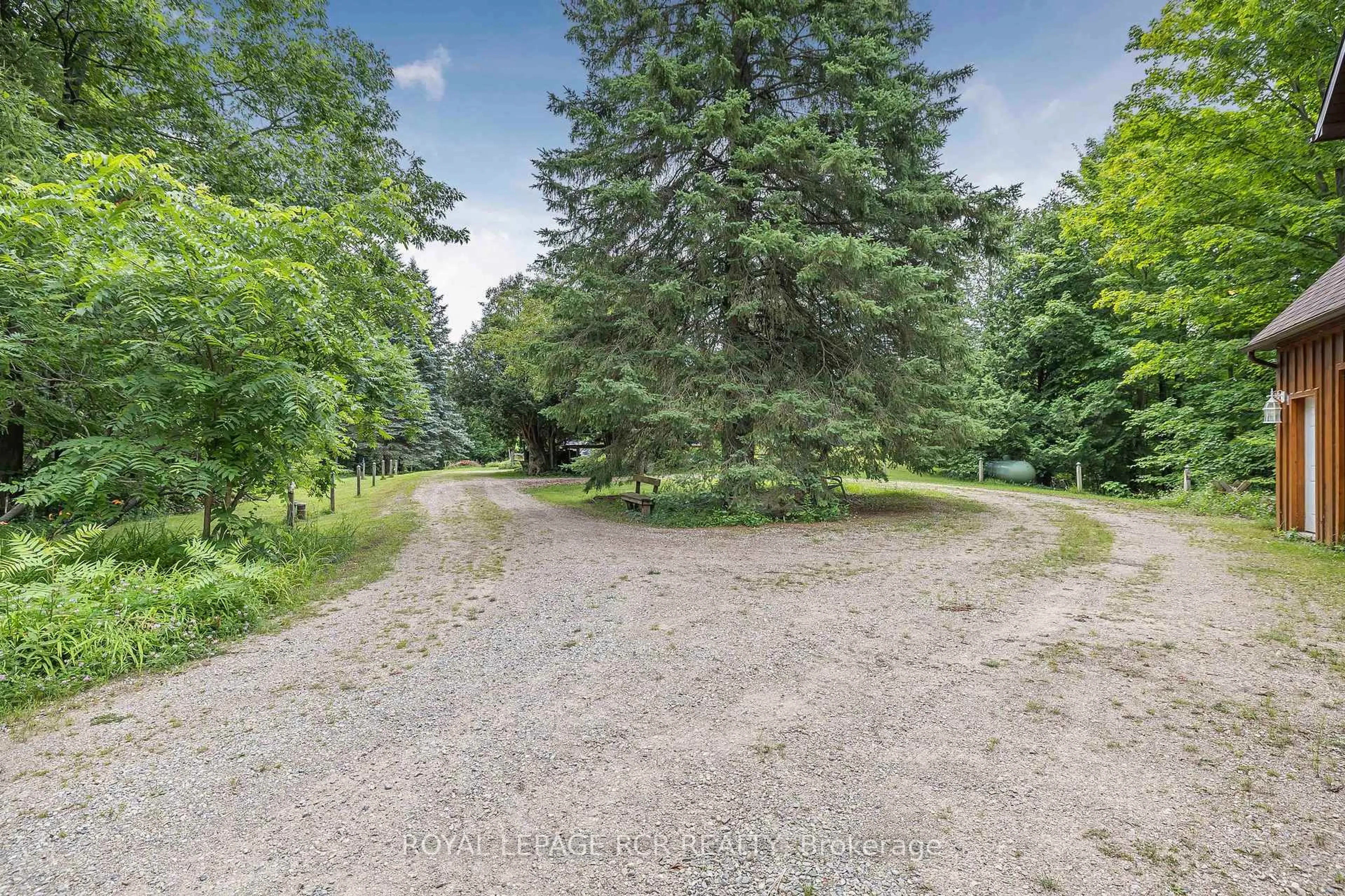 A pic from outside/outdoor area/front of a property/back of a property/a pic from drone, forest/trees view for 487072 30th Sdrd, Mono Ontario L9V 1G8