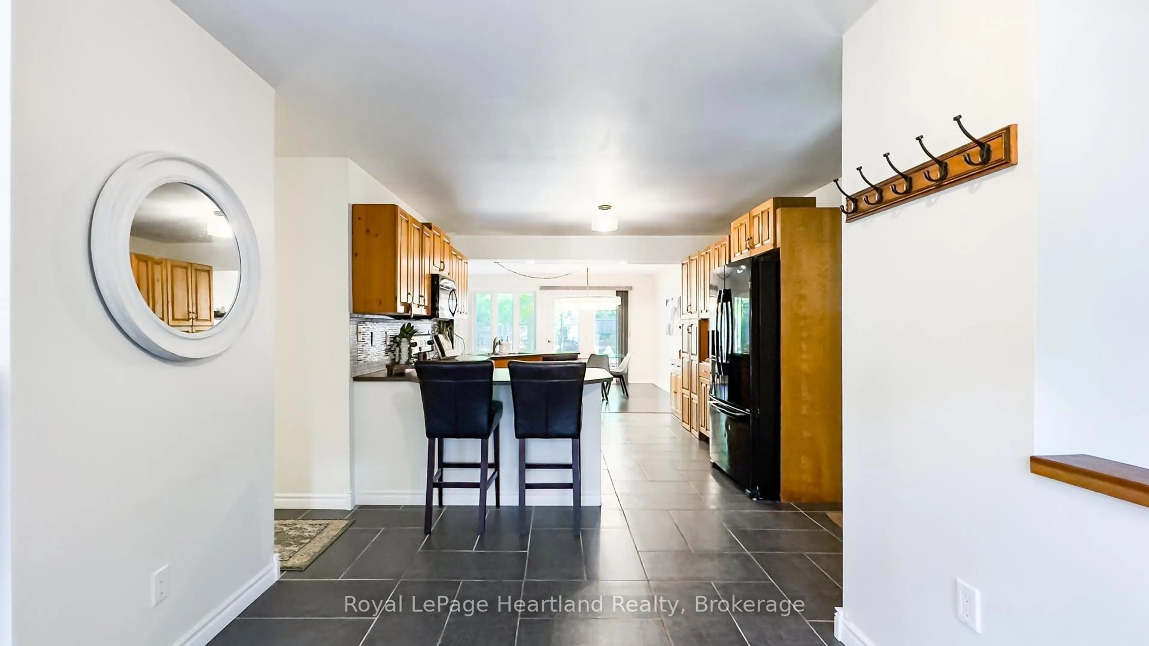 Open concept kitchen, ceramic/tile floor for 216 Shadywood Cres, Huron-Kinloss Ontario N2Z 2X3