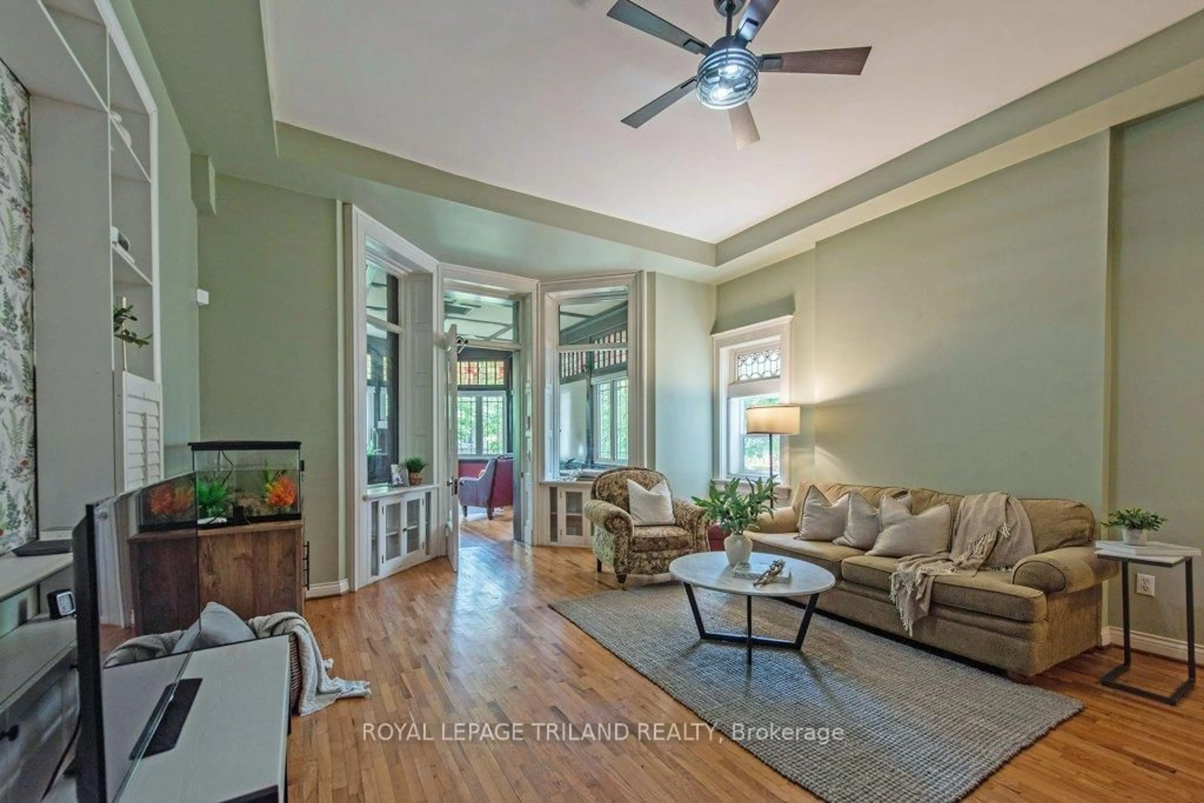 Living room with furniture, unknown for 49 Ridout St #3, London South Ontario N6C 3W8