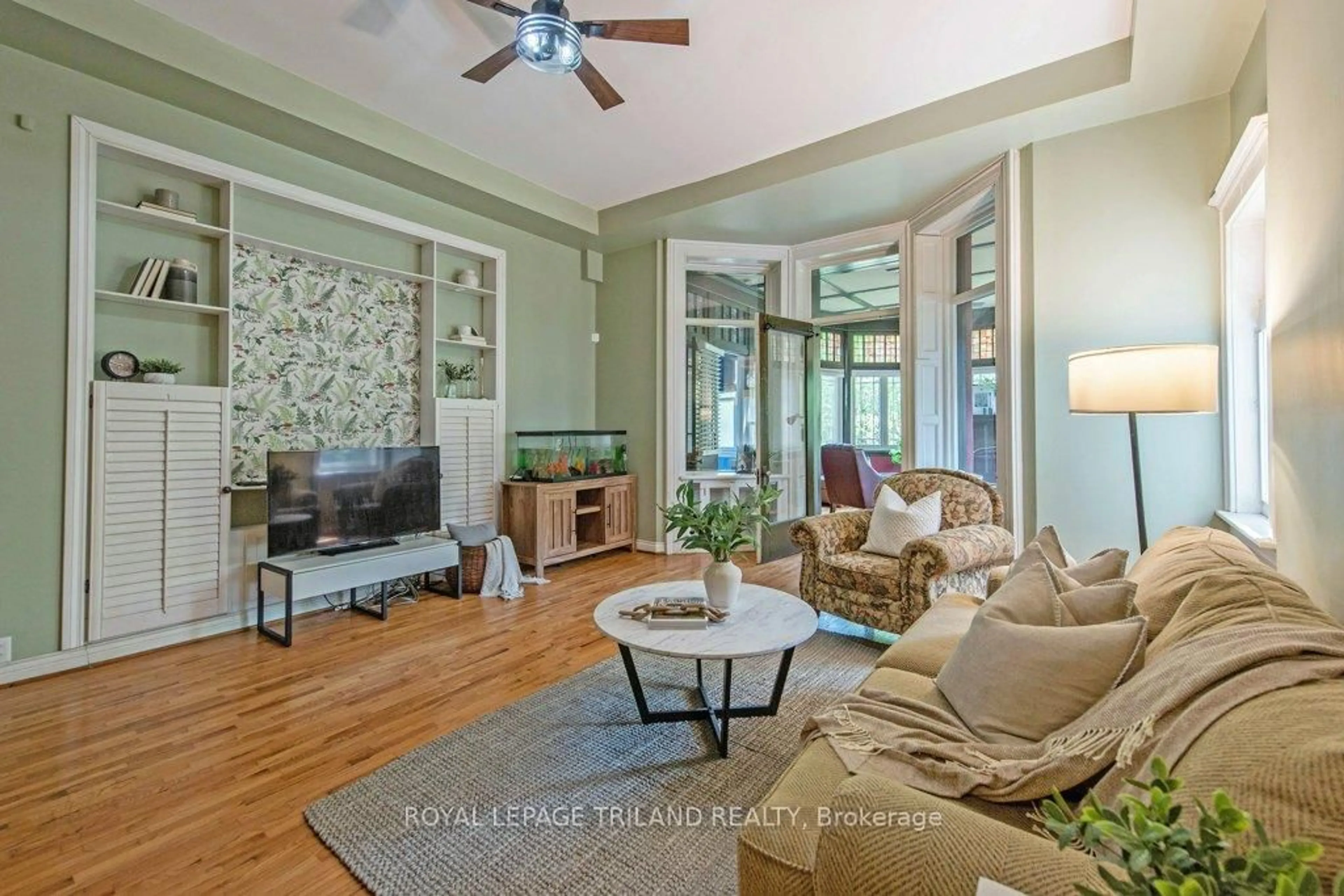 Living room with furniture, unknown for 49 Ridout St #3, London South Ontario N6C 3W8