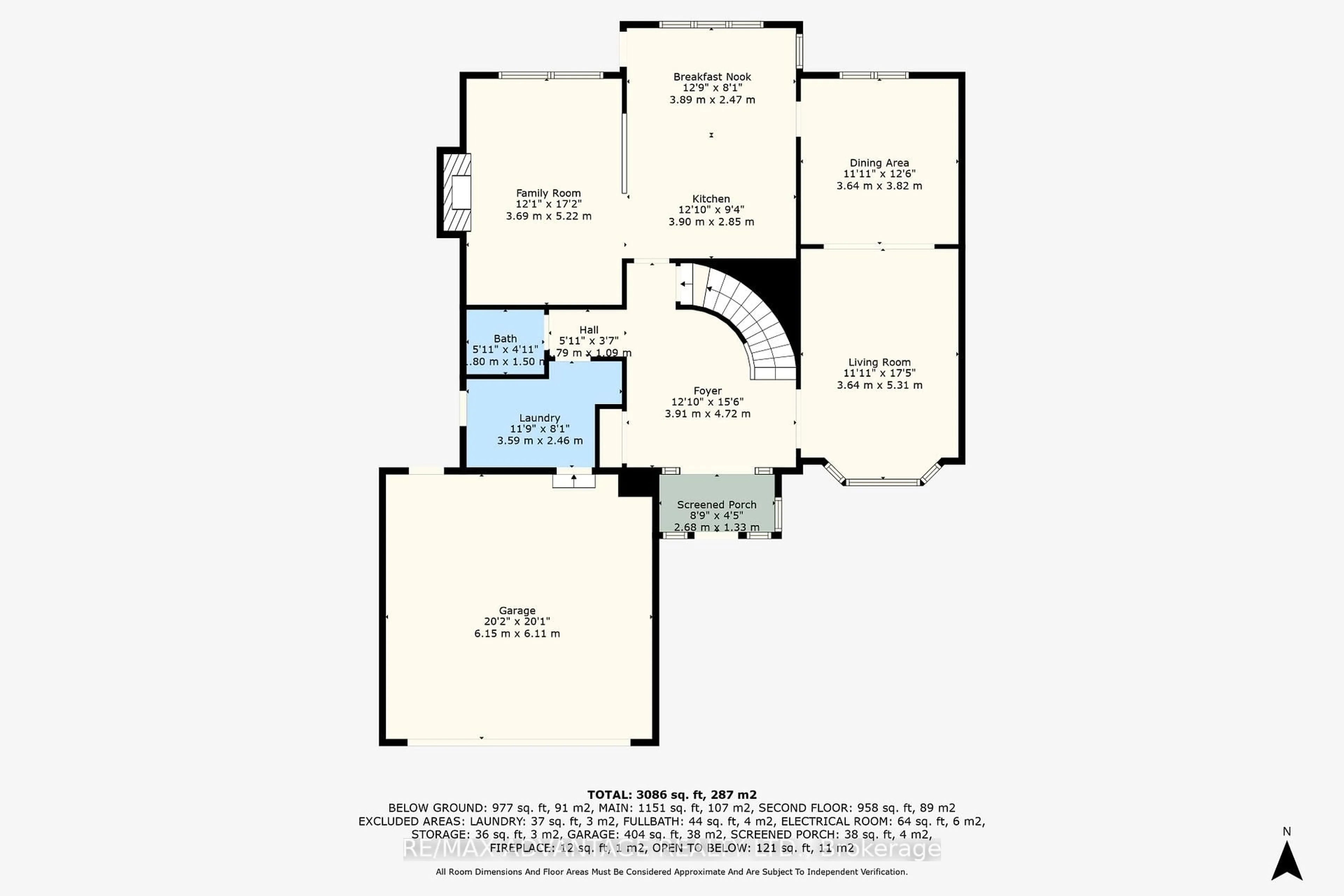 Floor plan for 62 Parks Edge Clse, London South Ontario N6K 3P8