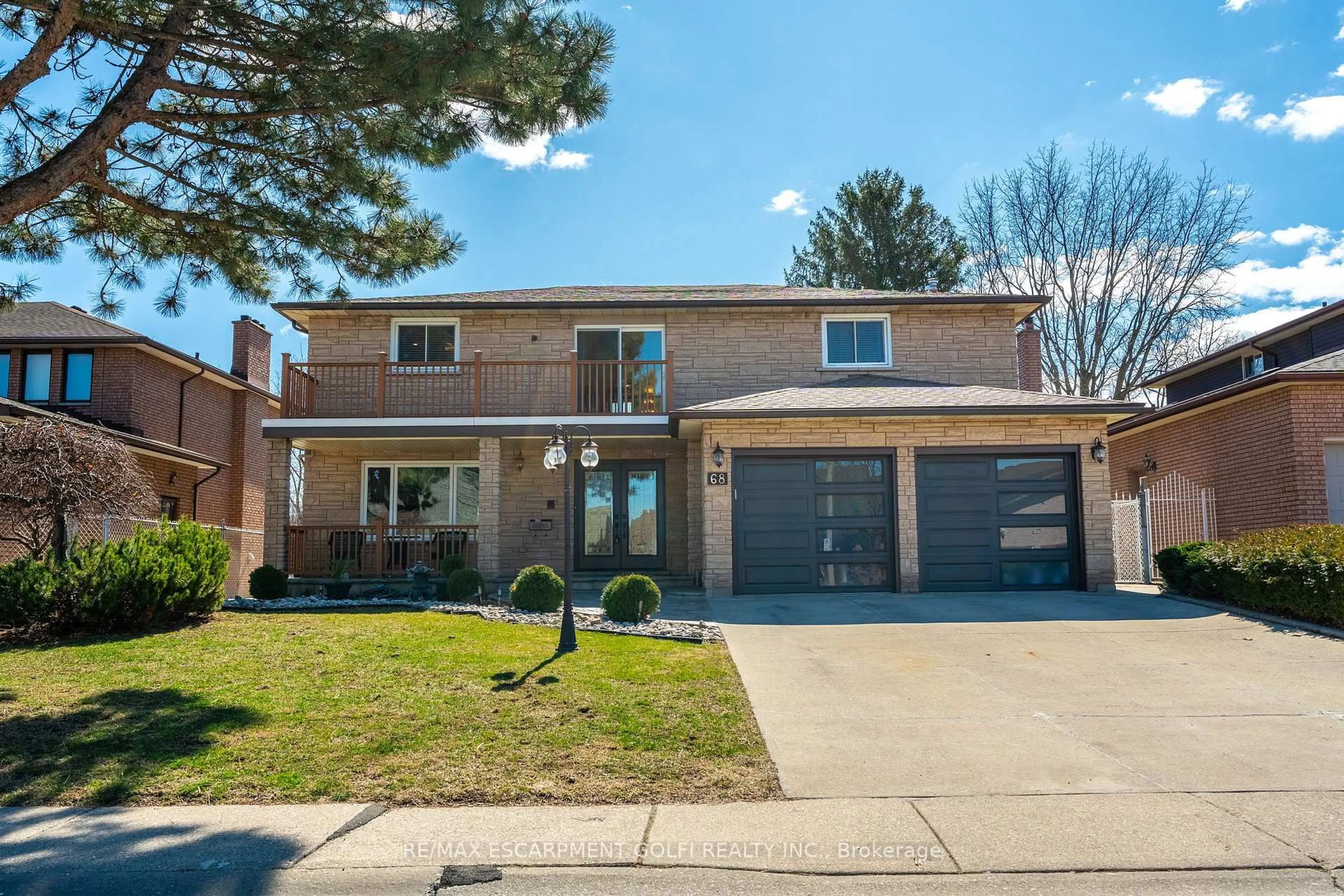 Home with brick exterior material, street for 68 Montmorency Dr, Hamilton Ontario L8K 6P4