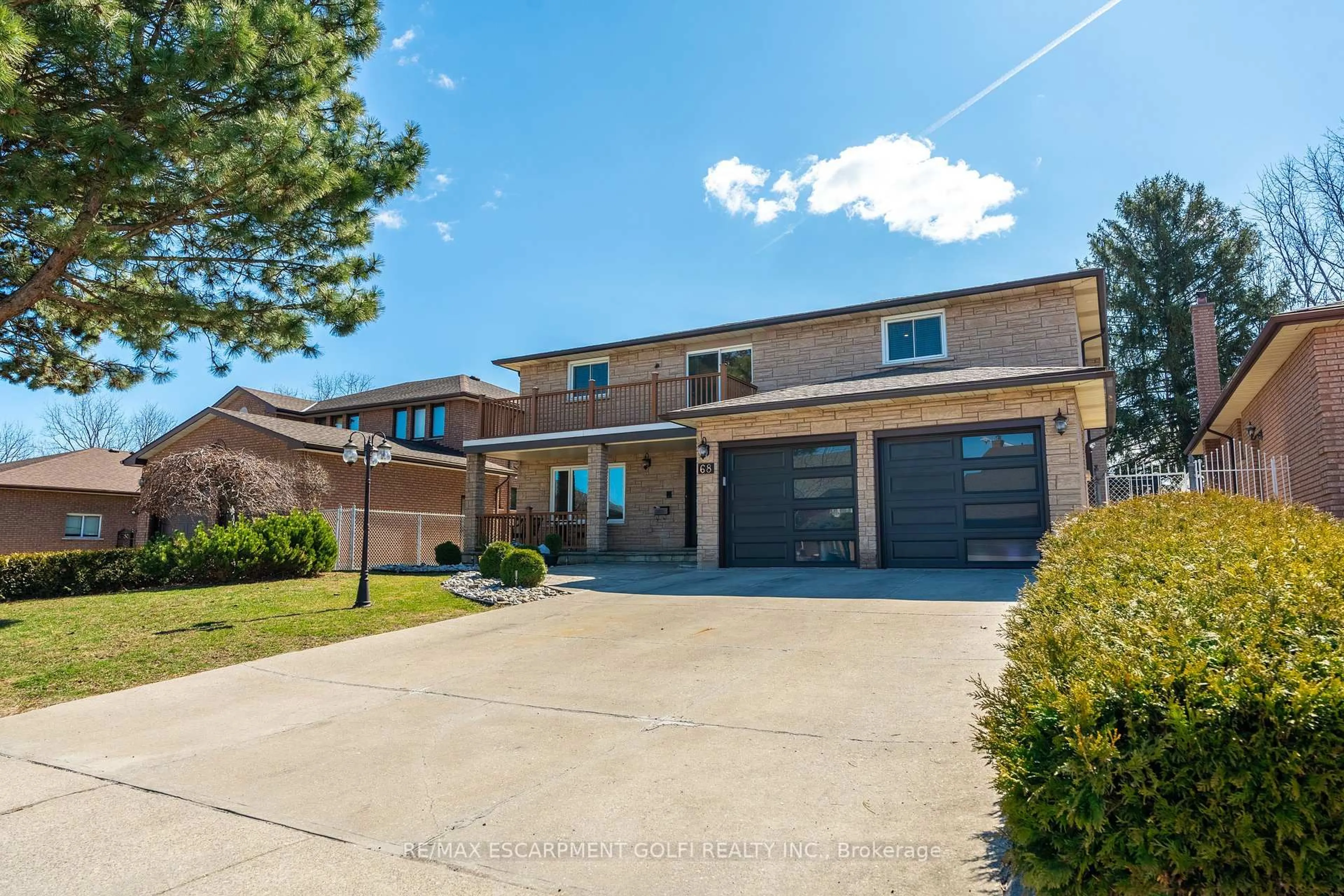 Home with brick exterior material, street for 68 Montmorency Dr, Hamilton Ontario L8K 6P4