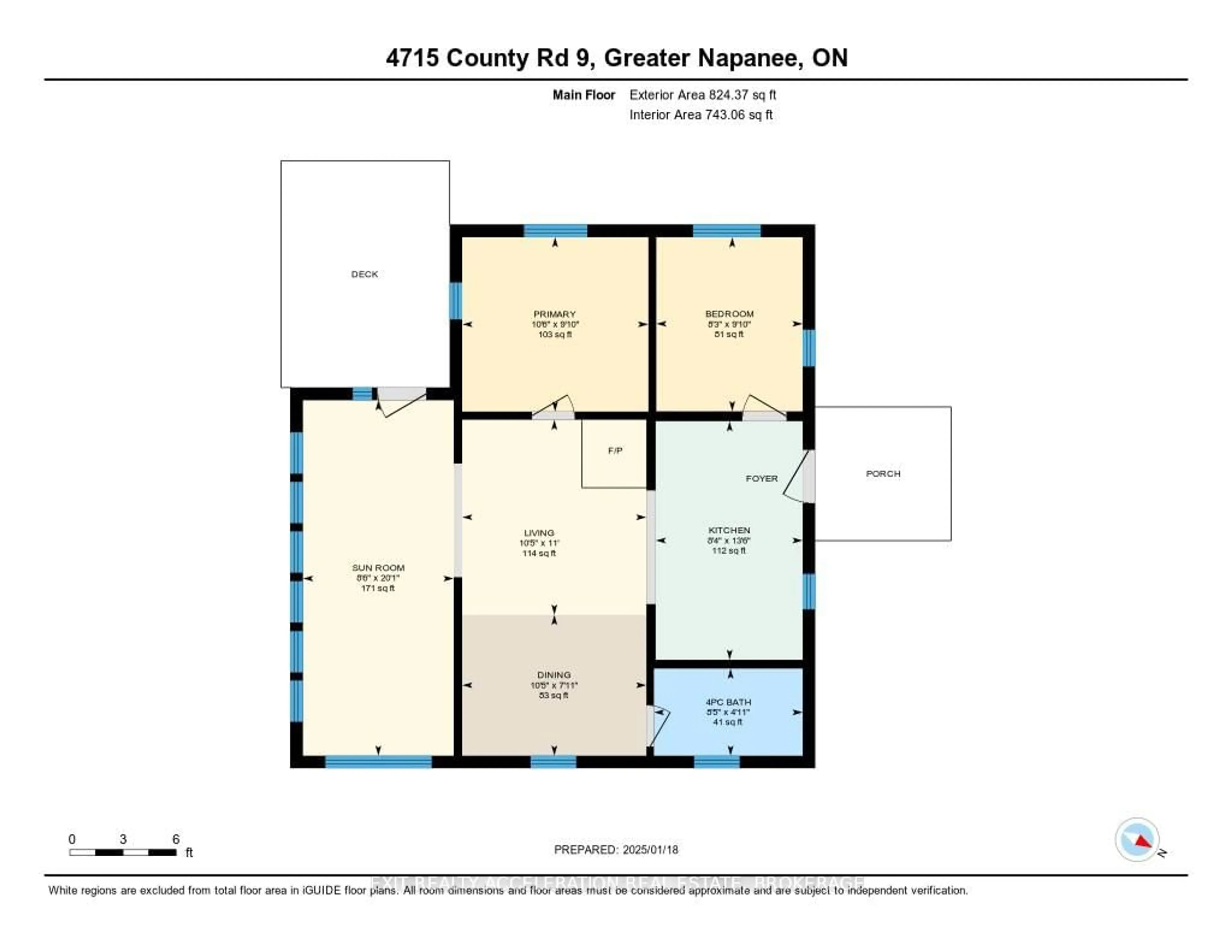Floor plan for 4715 County Rd 9 N/A, Napanee Ontario K7R 3K8