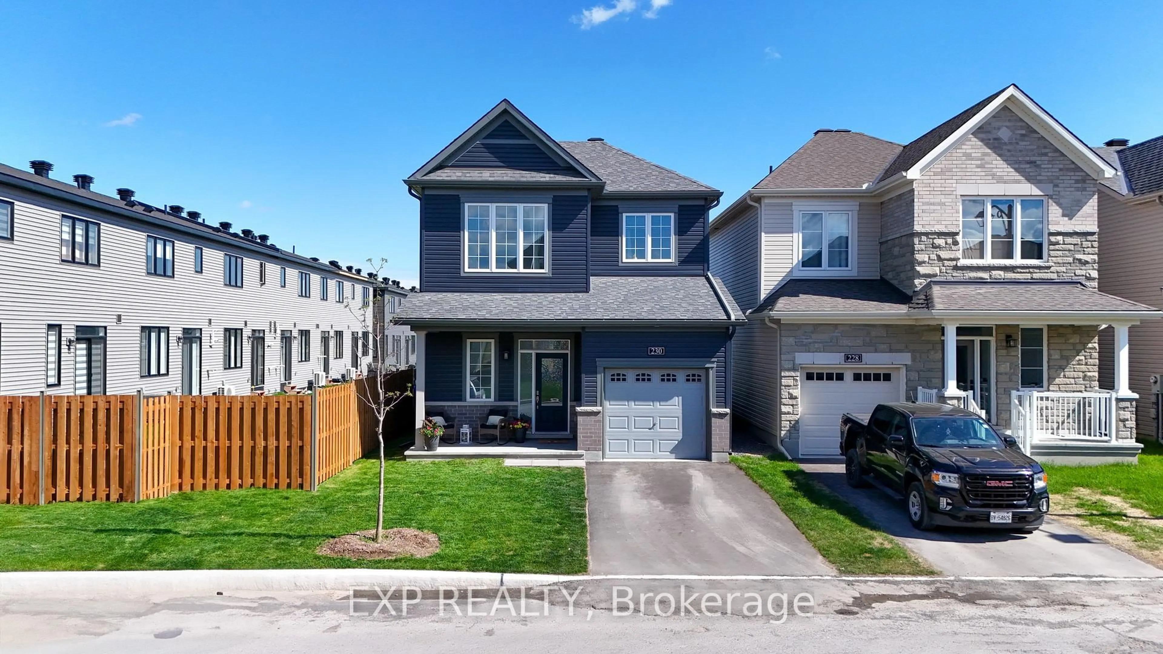 Home with brick exterior material, street for 230 Elsie Macgill Walk, Ottawa Ontario K2W 0K8