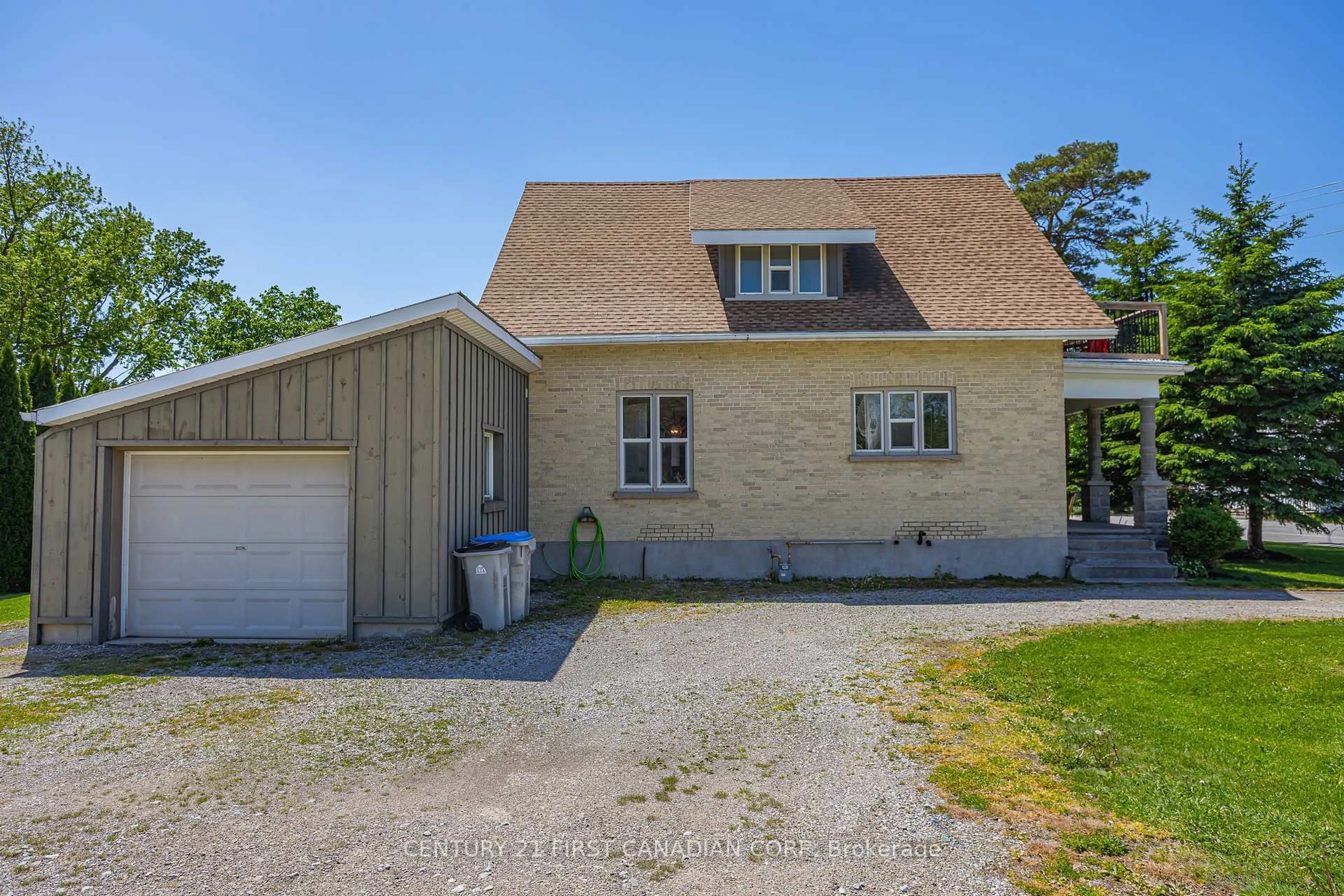 A pic from outside/outdoor area/front of a property/back of a property/a pic from drone, street for 3199 Mount Carmel Dr, North Middlesex Ontario N0M 1N0
