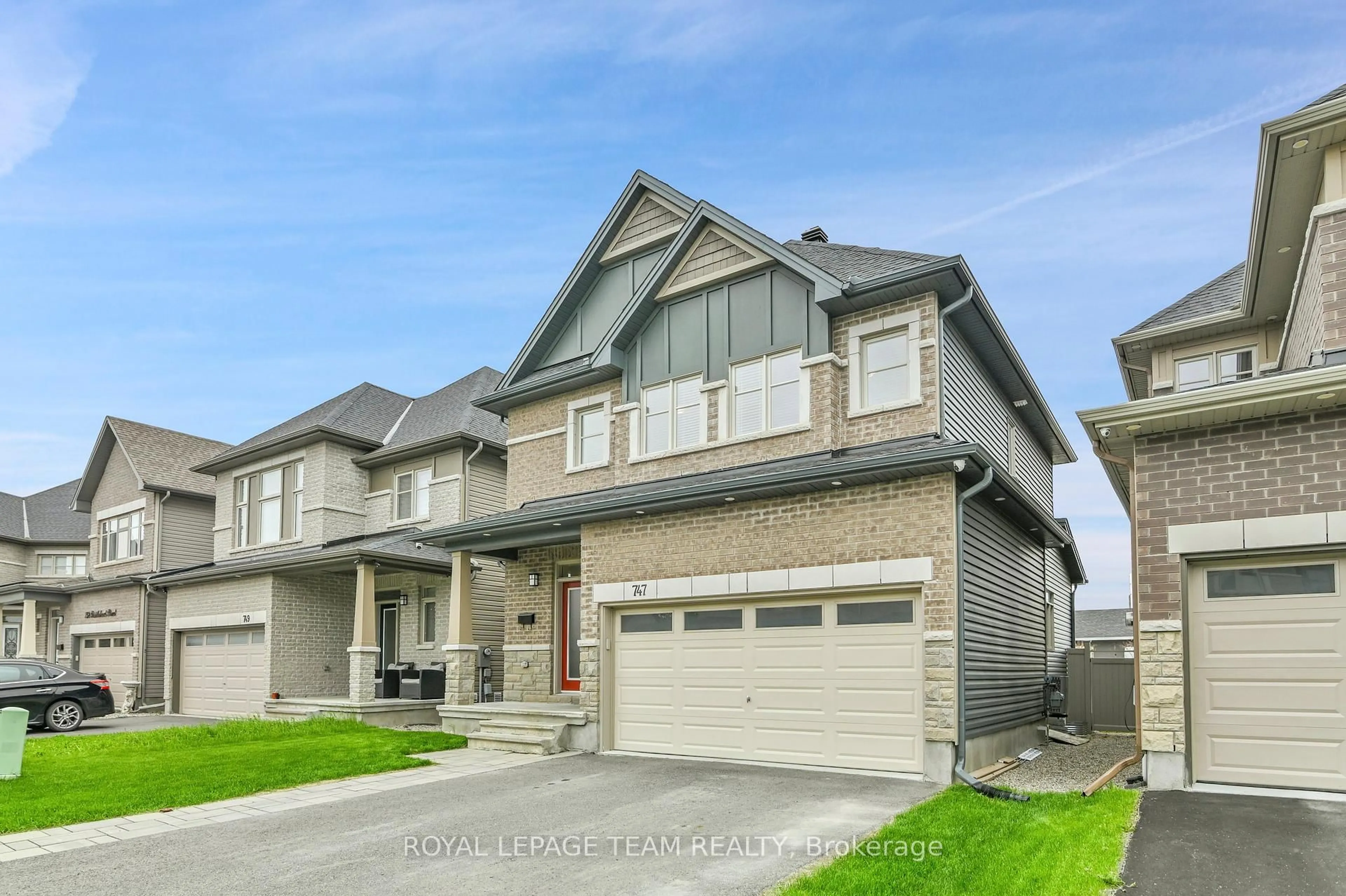 Home with brick exterior material, street for 747 Fiddlehead St, Ottawa Ontario K1T 0N1