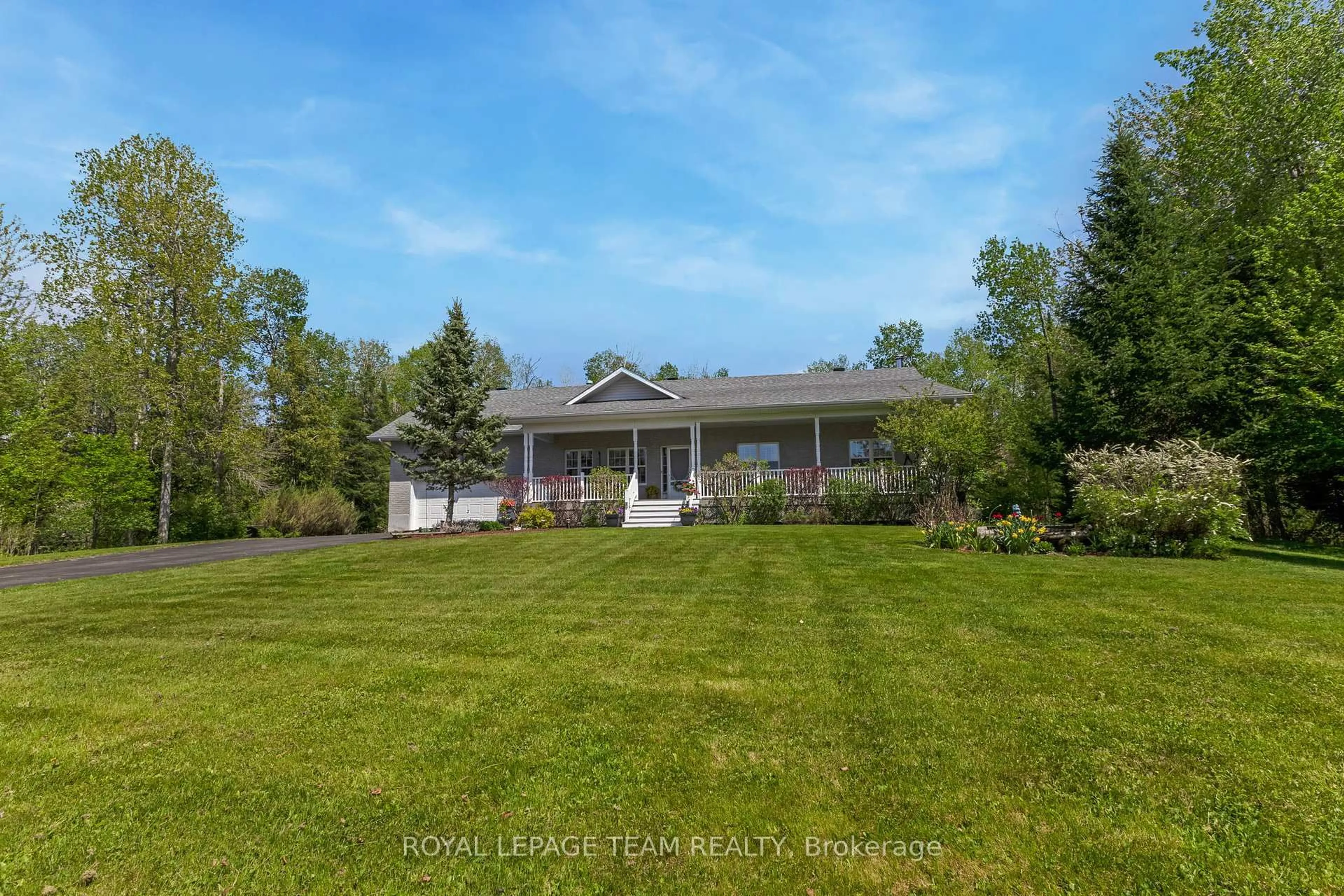 A pic from outside/outdoor area/front of a property/back of a property/a pic from drone, water/lake/river/ocean view for 160 Lady Slipper Way, Carp Ontario K0A 1L0