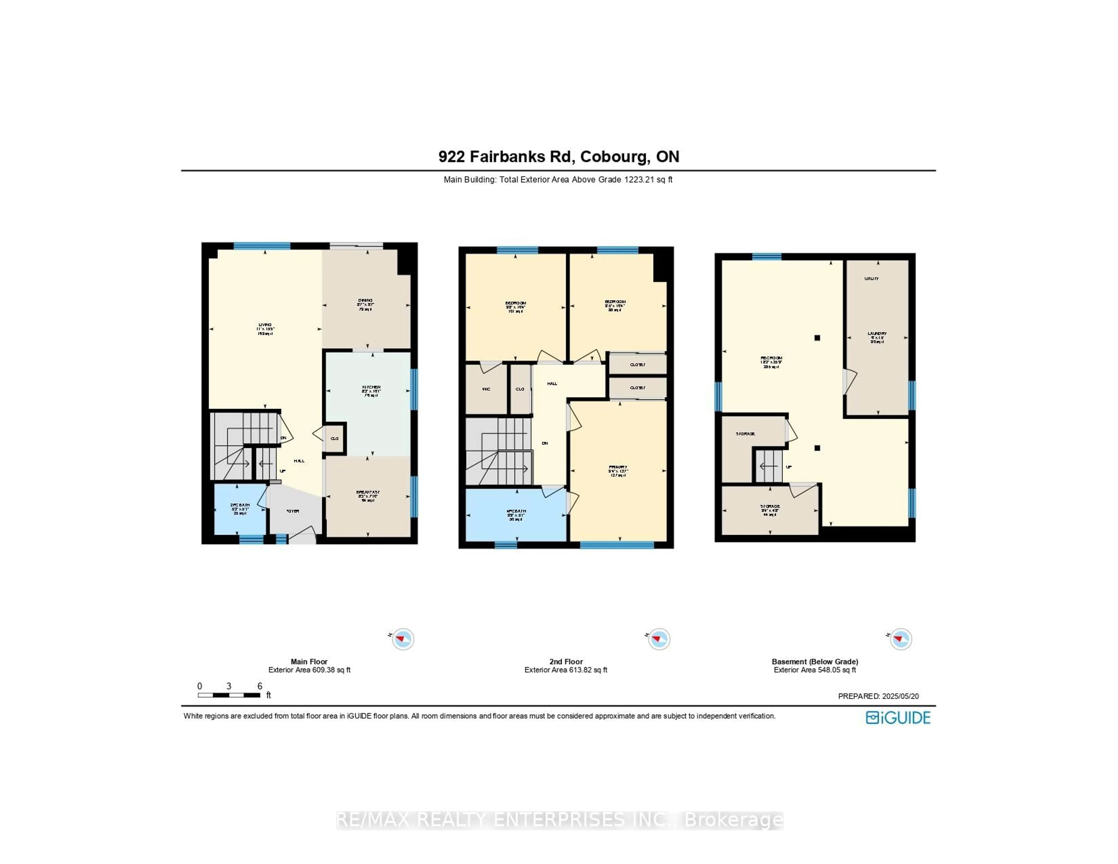 Floor plan for 922 Fairbanks Rd, Cobourg Ontario K9A 5H1