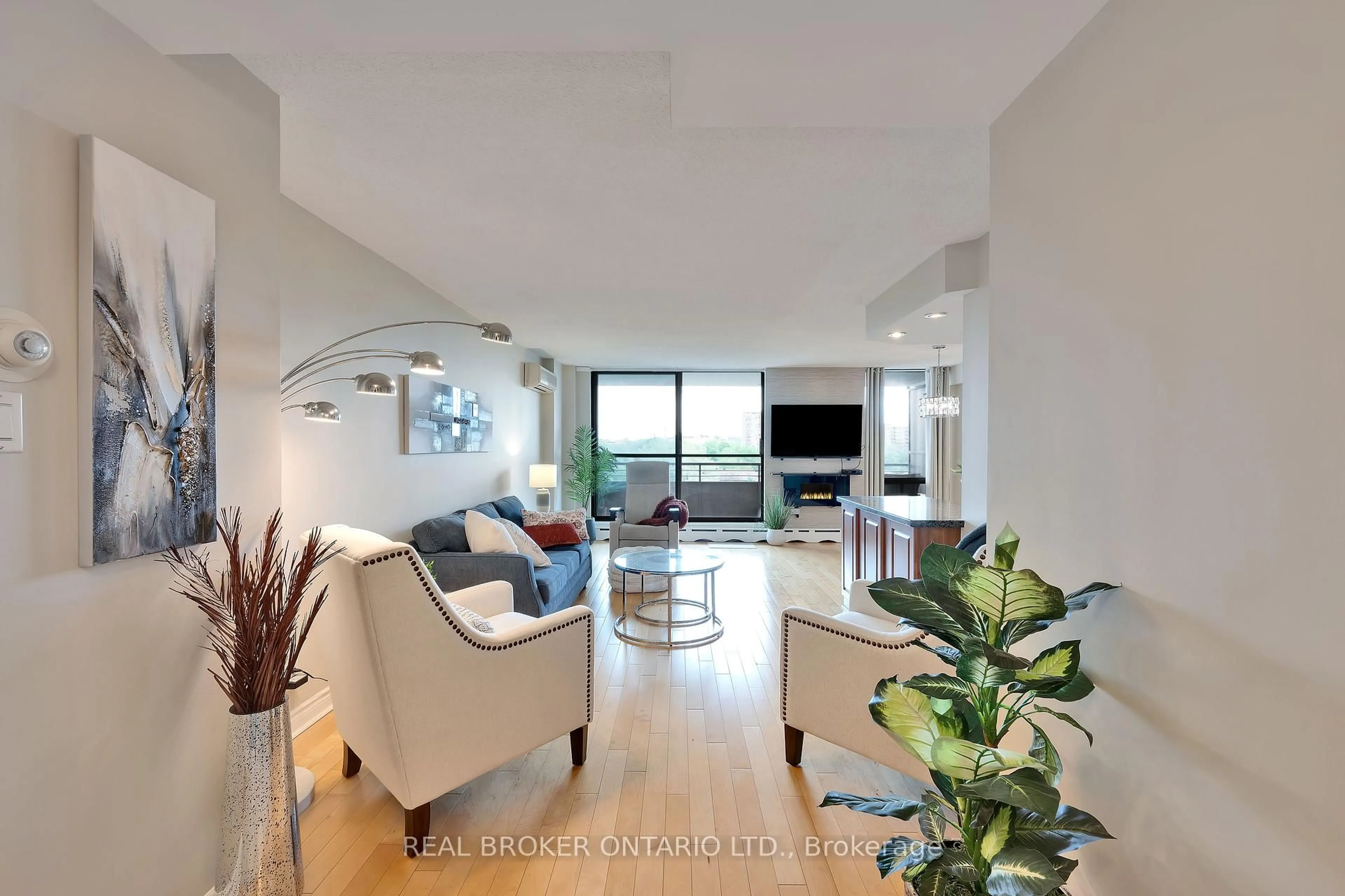 Living room with furniture, unknown for 515 St Laurent Blvd #910, Ottawa Ontario K1K 3X5