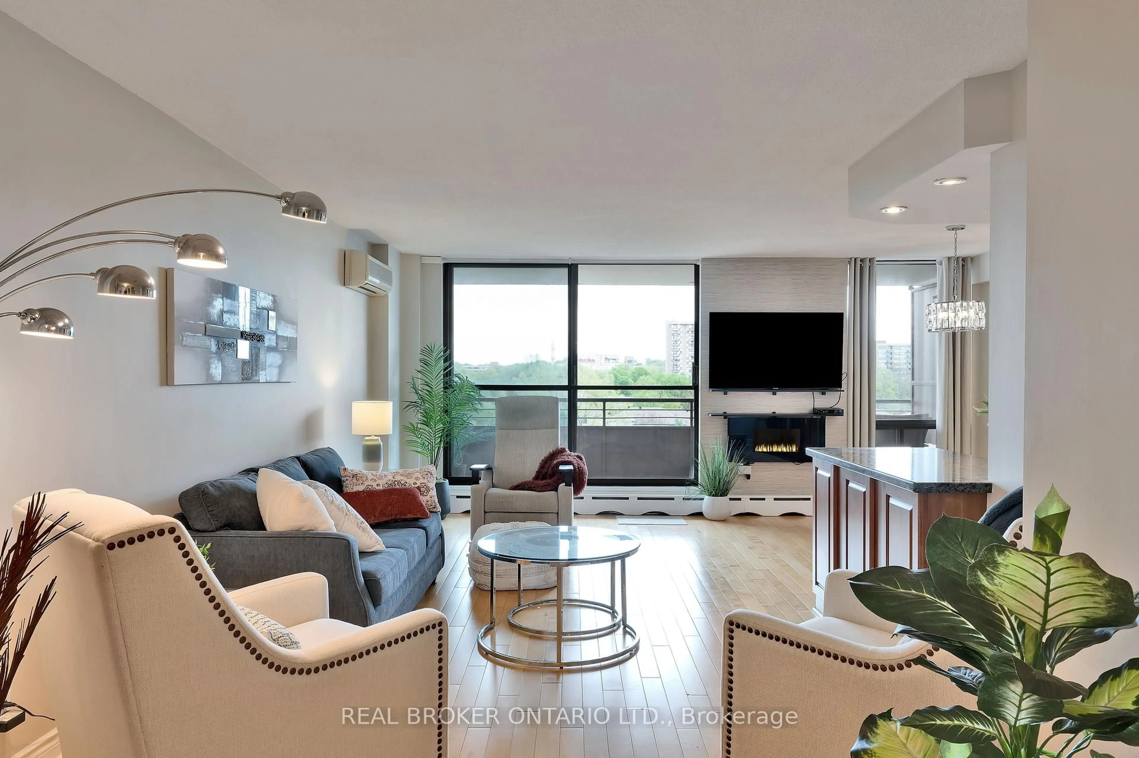 Living room with furniture, unknown for 515 St Laurent Blvd #910, Ottawa Ontario K1K 3X5