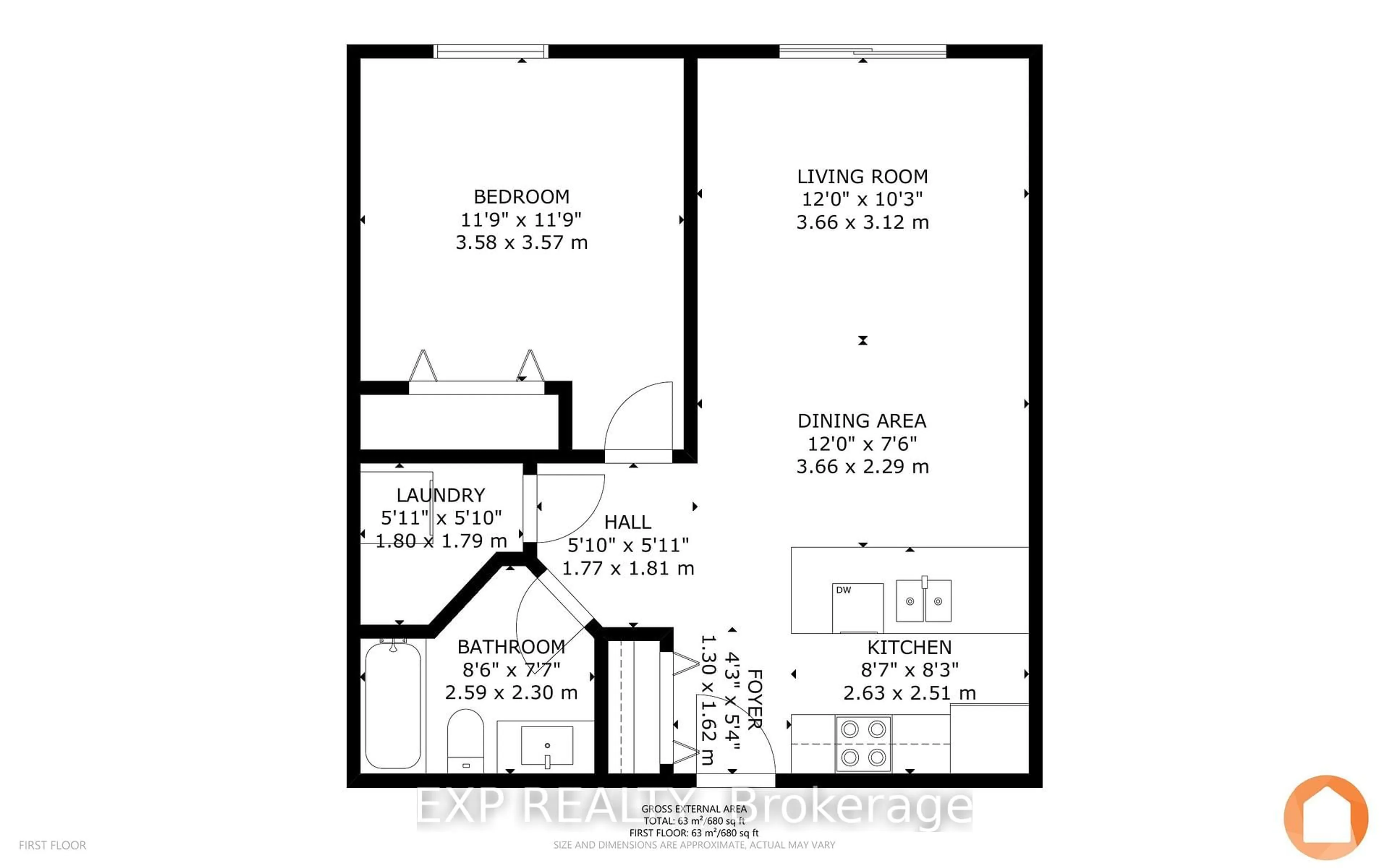 Floor plan for 30 Hillside Meadow Dr #303, Quinte West Ontario K8V 0J7