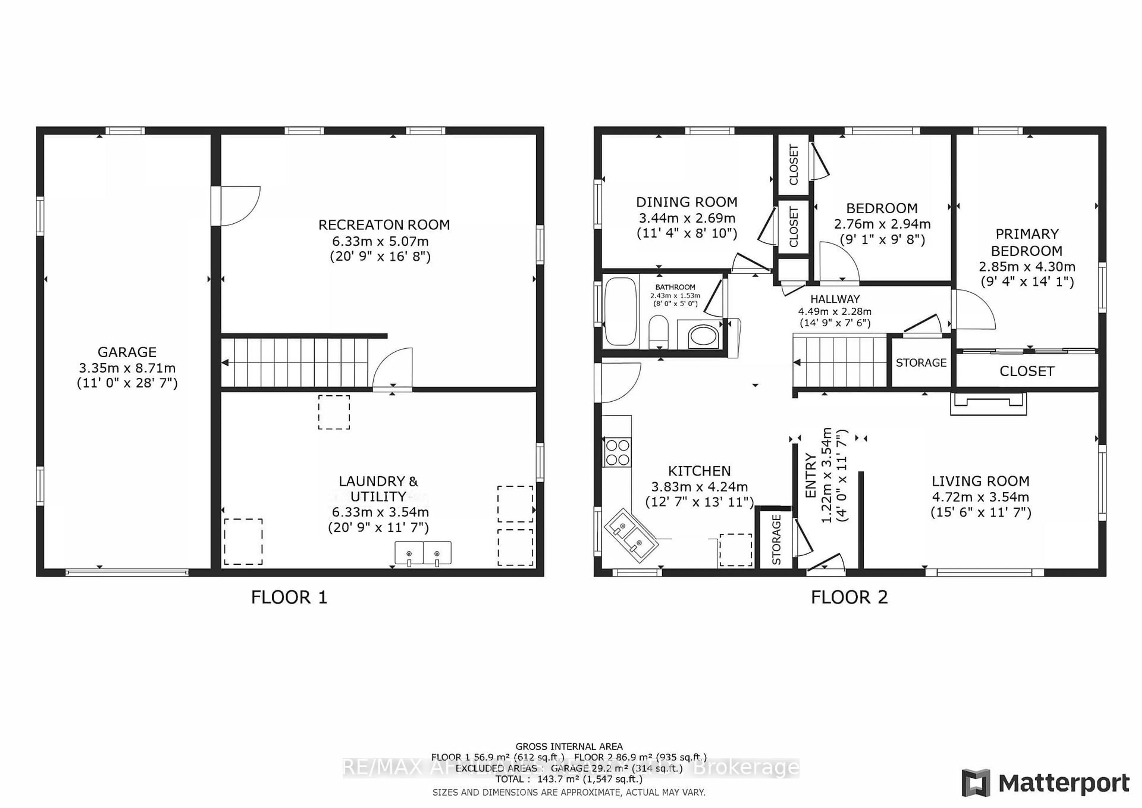 Floor plan for 71 Ormond St, Brockville Ontario K6V 2K7
