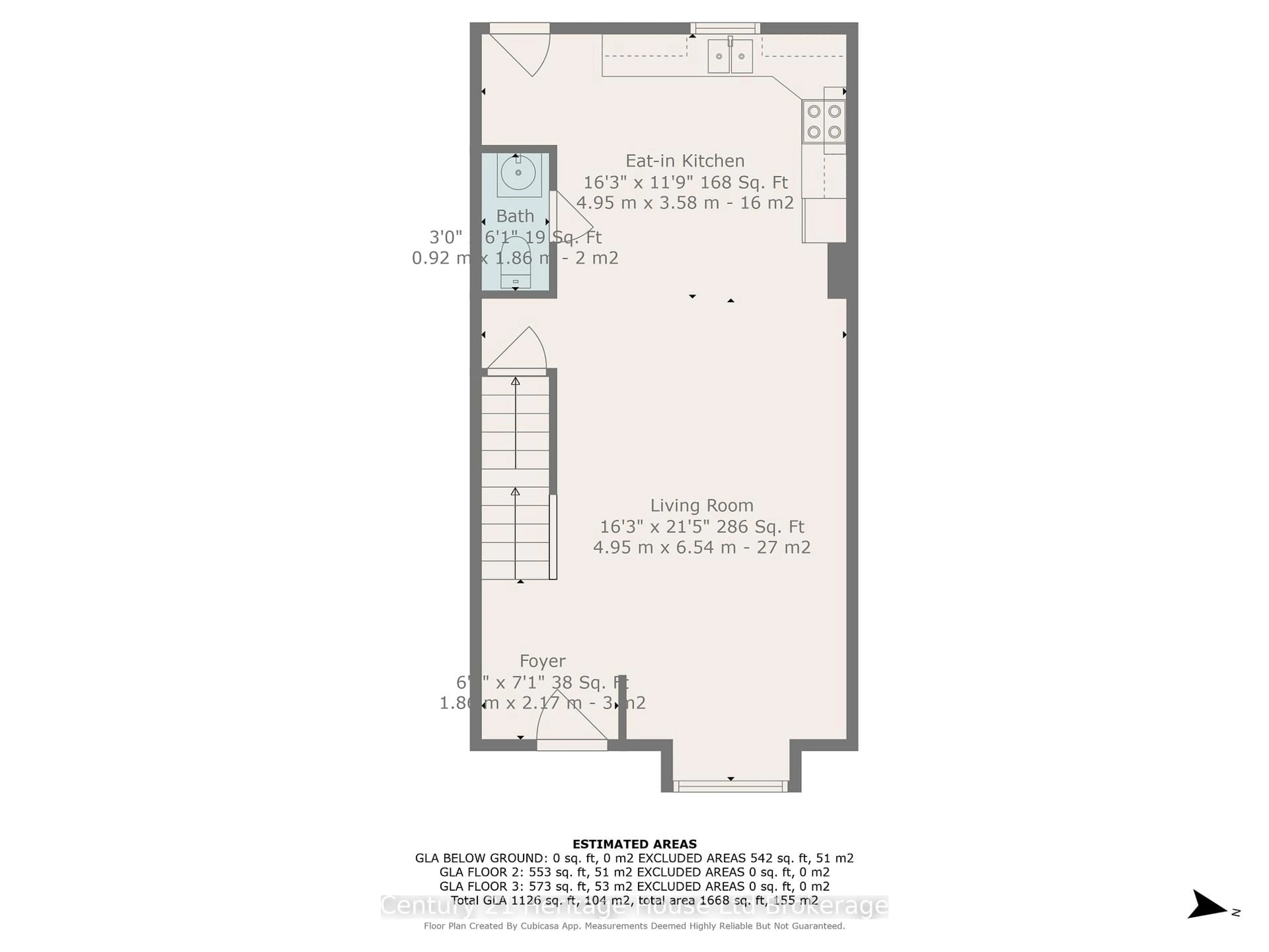 Floor plan for 247 Lansdowne Ave #2, Woodstock Ontario N4T 1N6