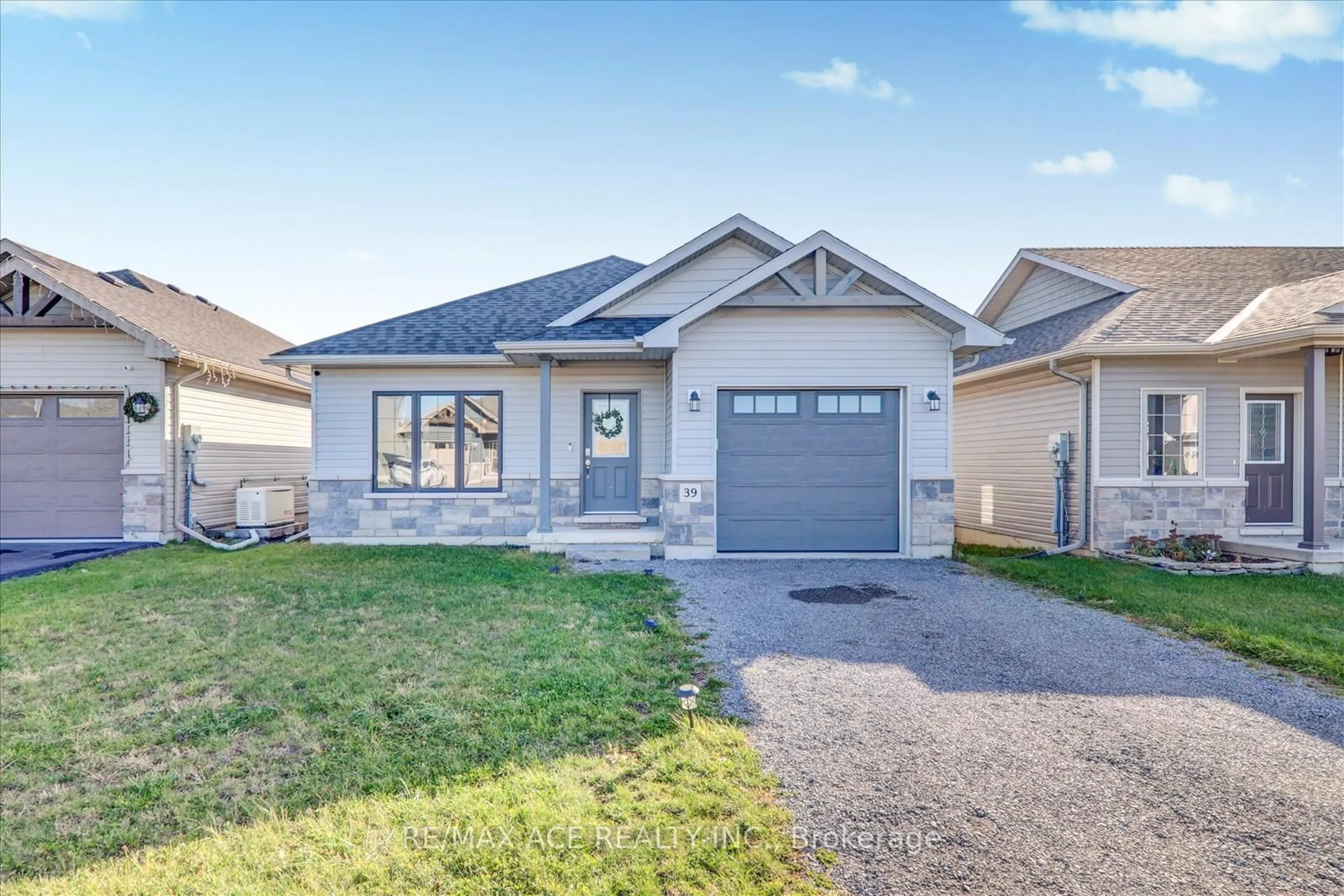 Home with vinyl exterior material, street for 39 Barley Tr, Stirling-Rawdon Ontario K0K 0B1