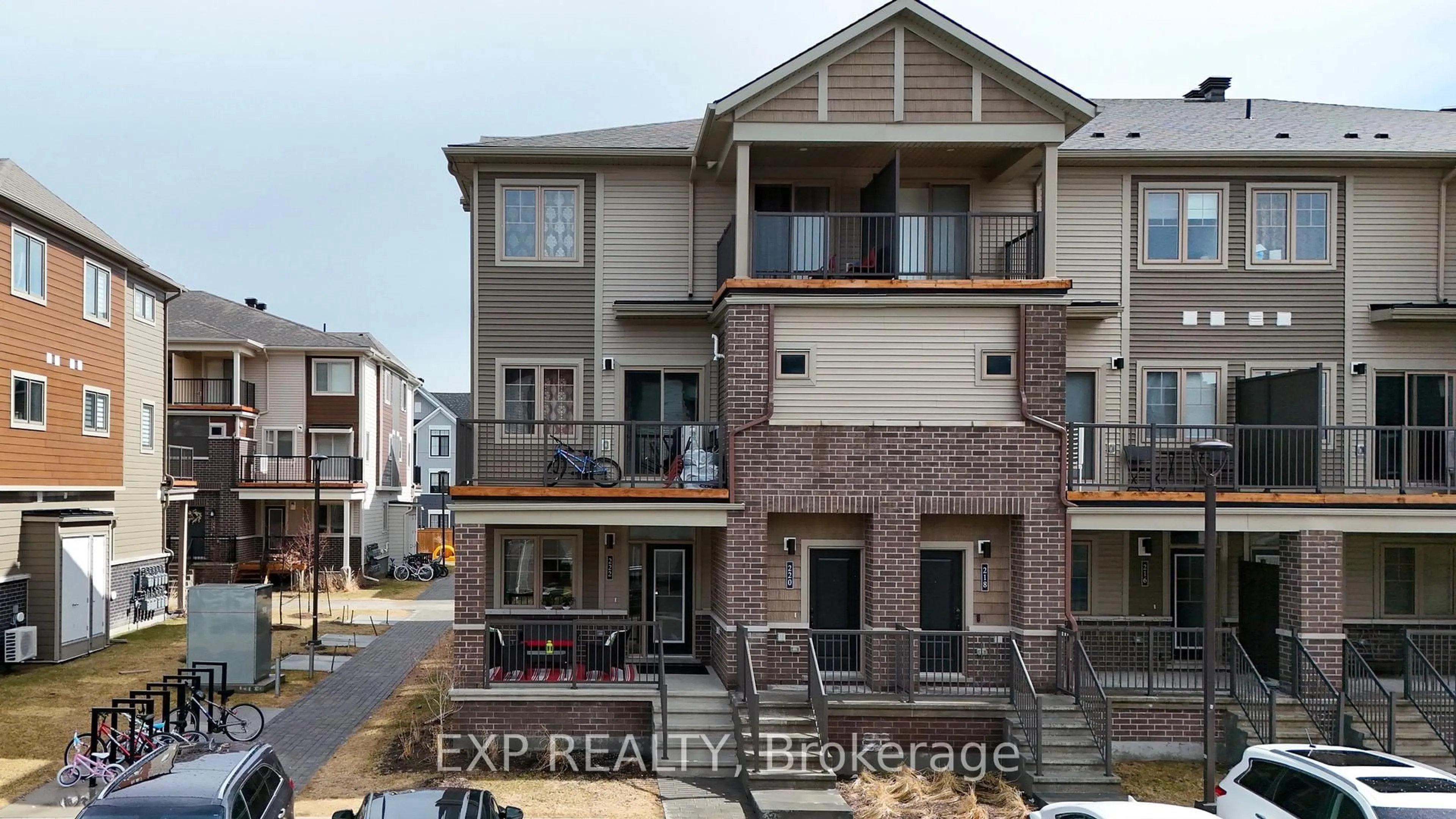 Home with brick exterior material, street for 222 Anyolite Private, Ottawa Ontario K2J 7J3