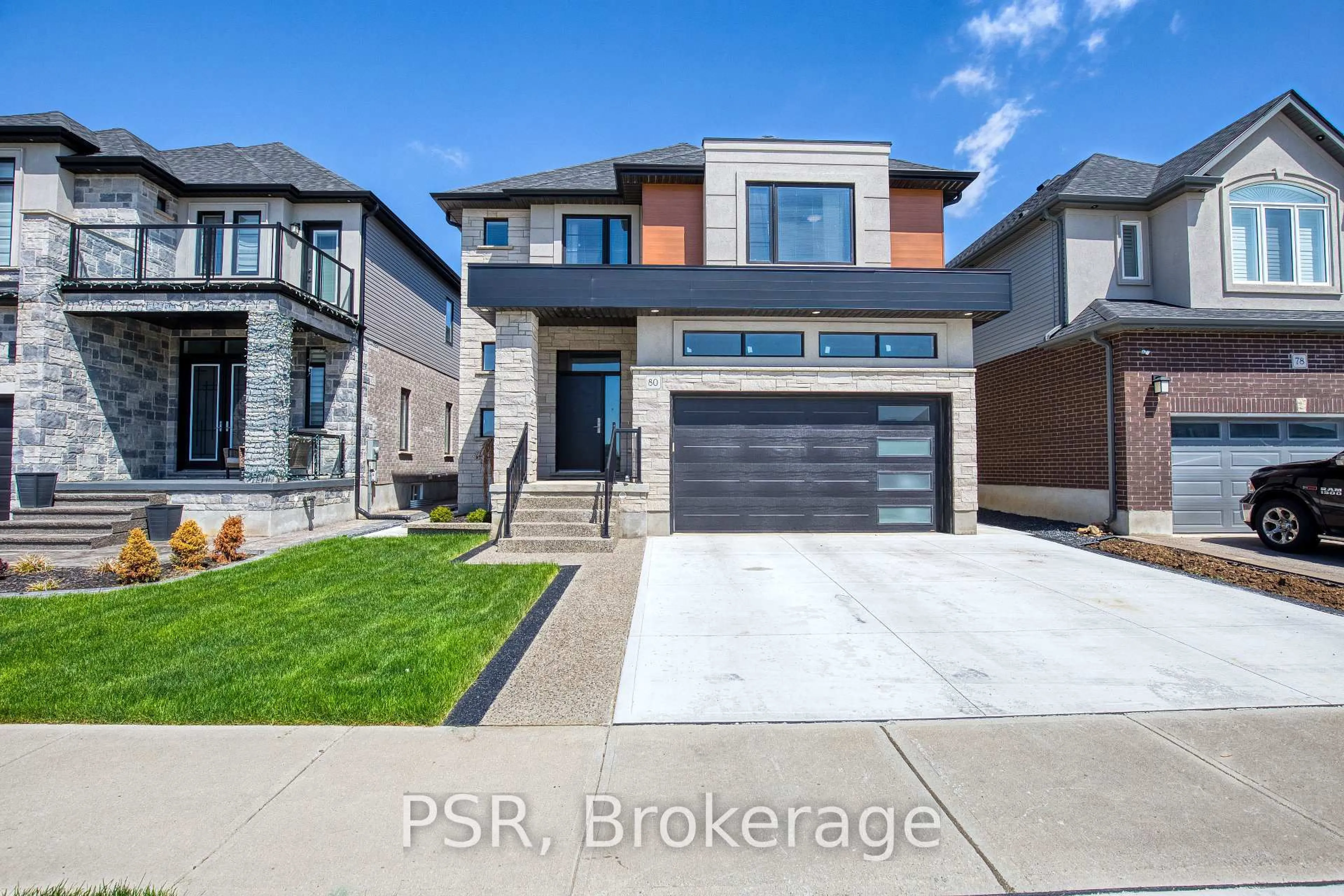 Home with brick exterior material, street for 80 Arlington Pkwy, Brant Ontario N3L 0G5