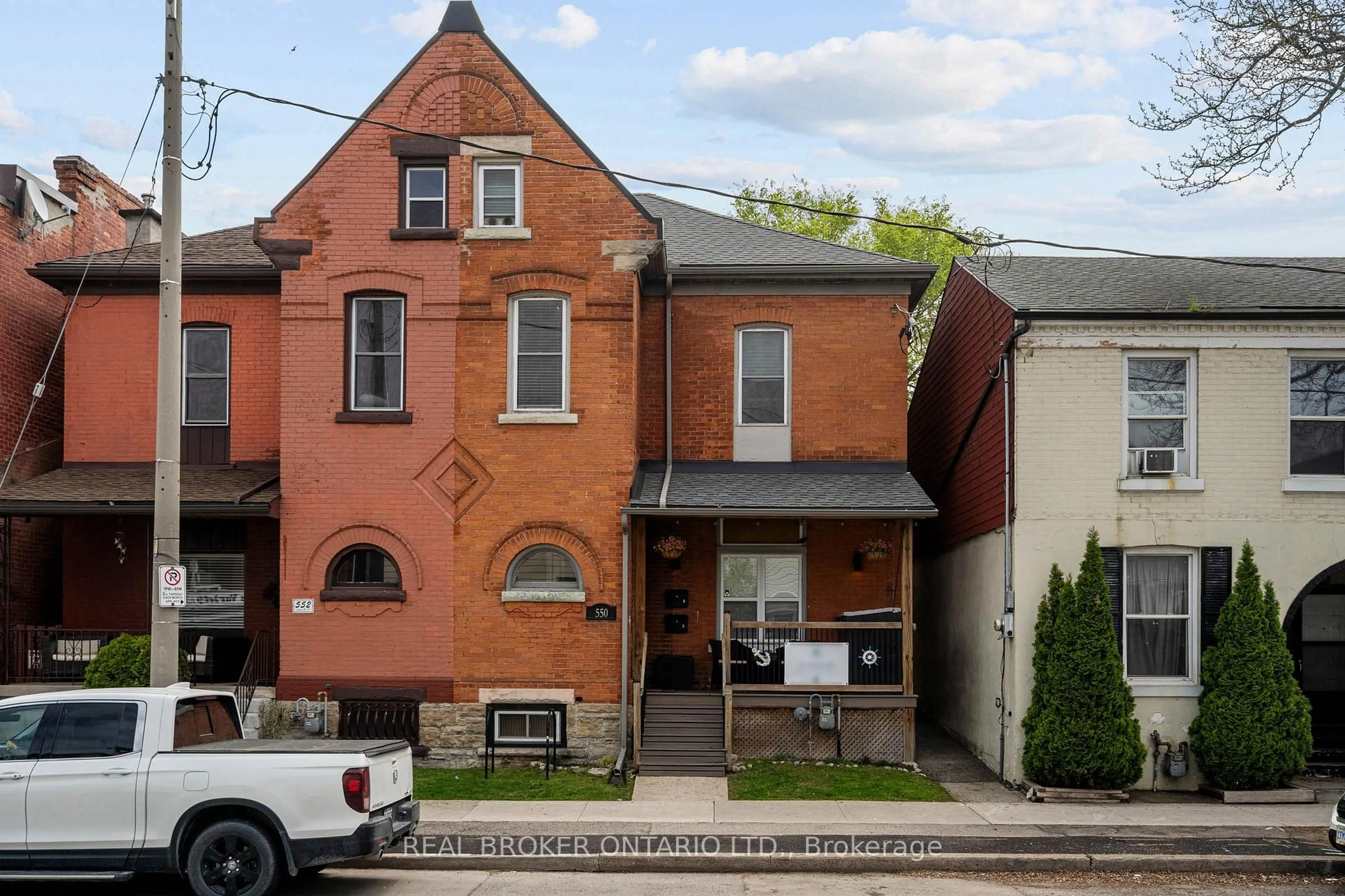 Home with brick exterior material, street for 550 James St, Hamilton Ontario L8L 1J5