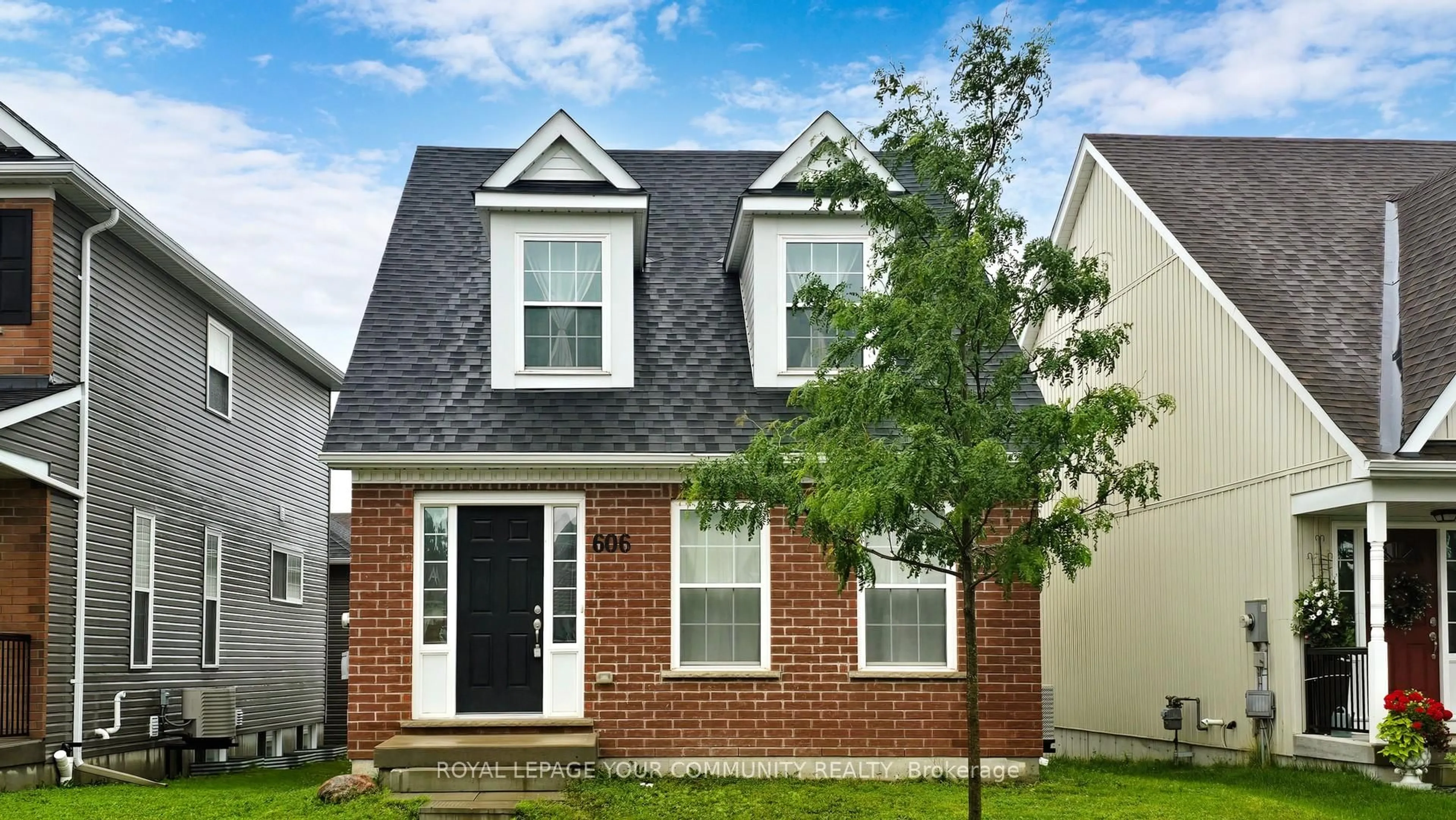 Home with brick exterior material, street for 606 Haylock Gdns, Peterborough North Ontario K9H 0G4