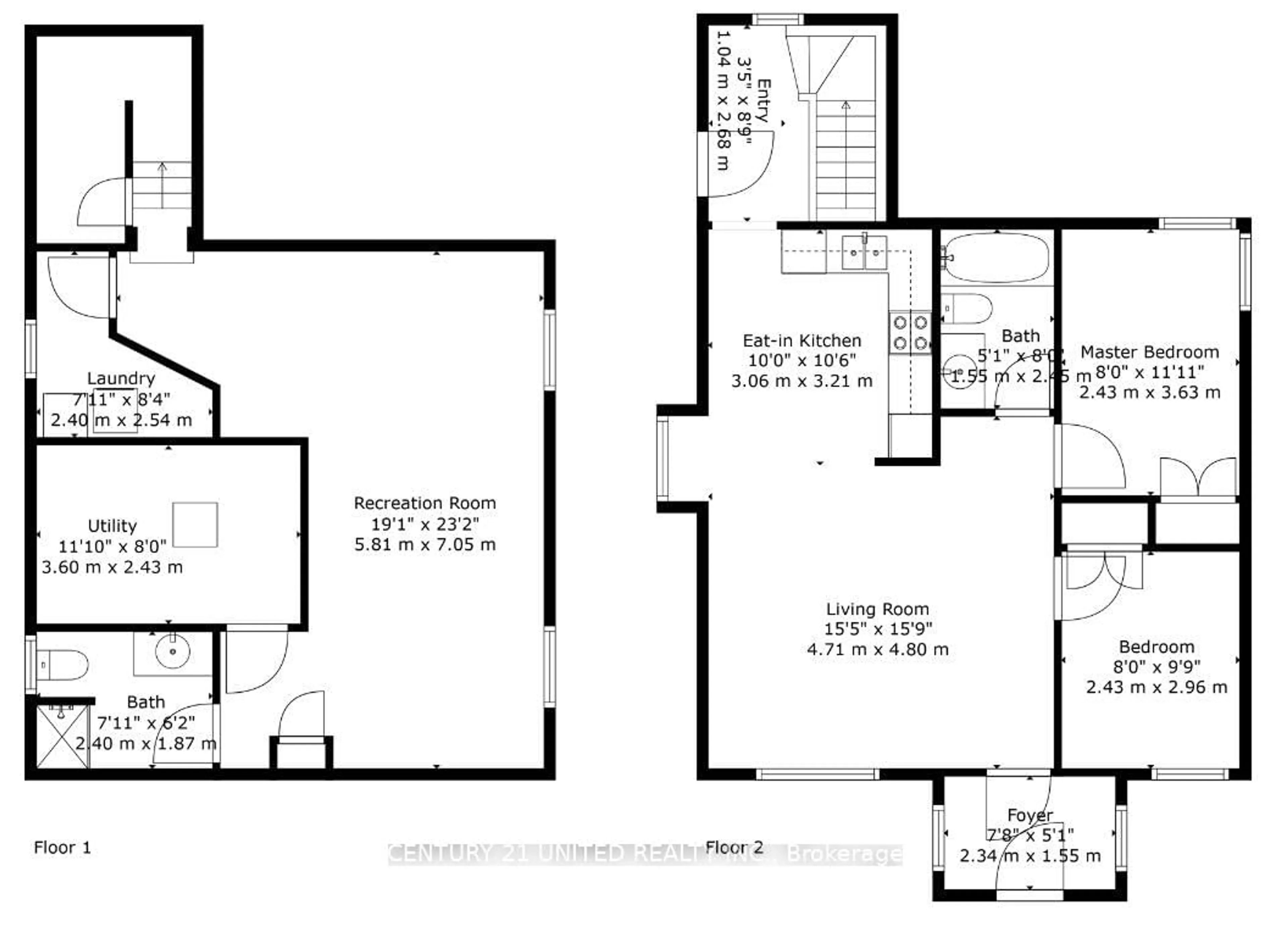 Floor plan for 27 St Patrick St, Kawartha Lakes Ontario K9V 1R2