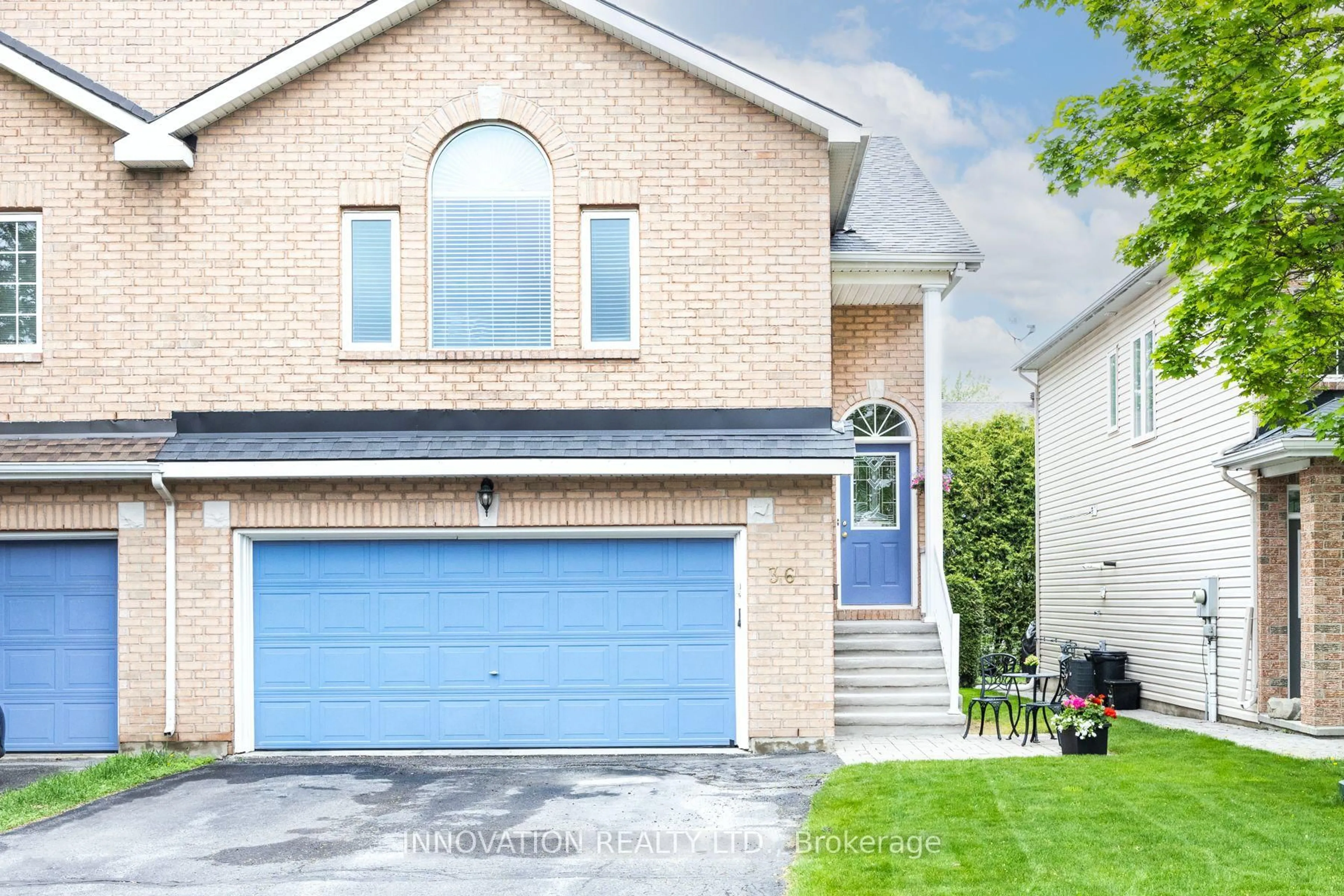 Home with brick exterior material, street for 36 Castle Glen Cres, Ottawa Ontario K2L 4H1