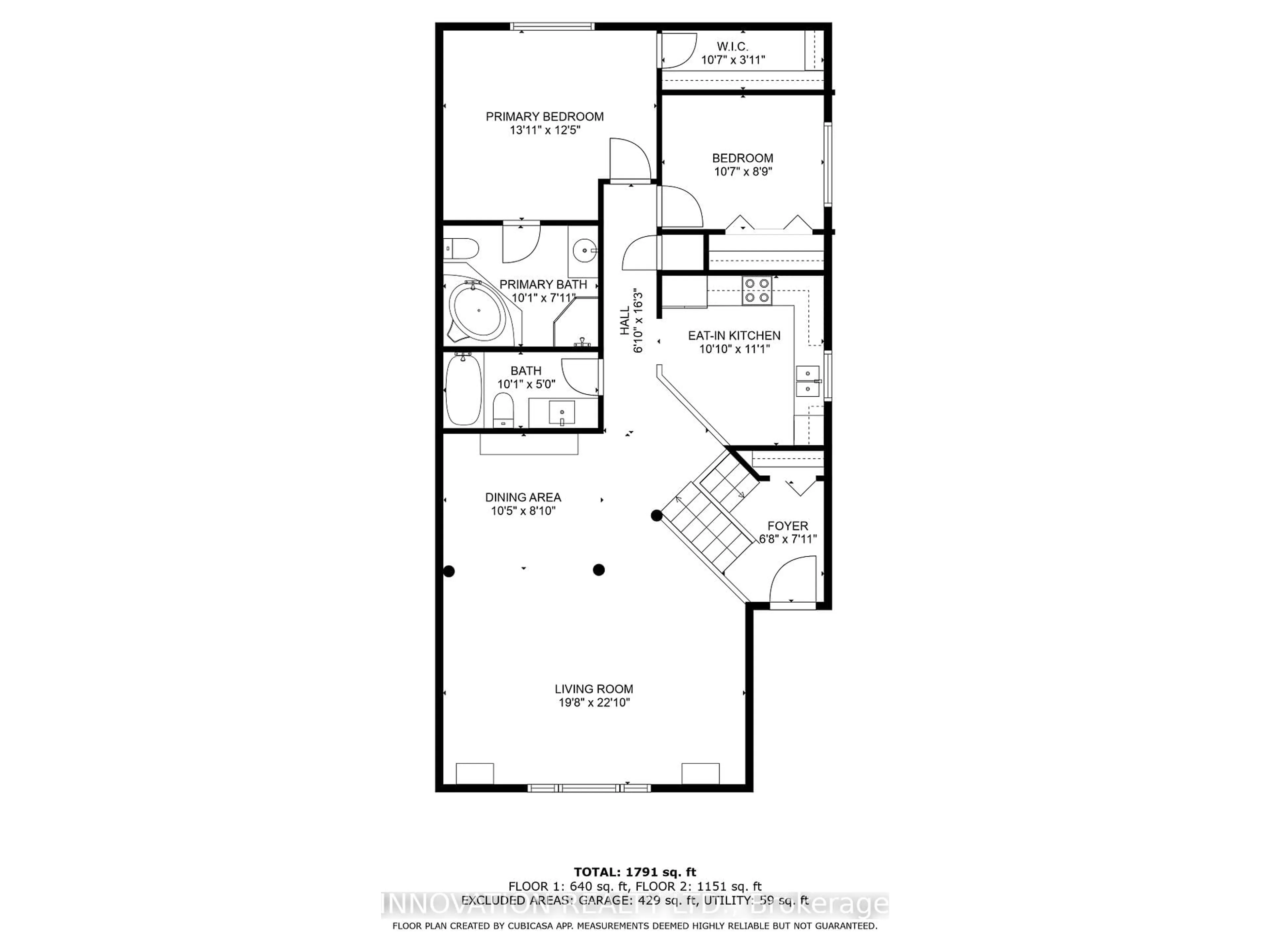 Floor plan for 36 Castle Glen Cres, Ottawa Ontario K2L 4H1