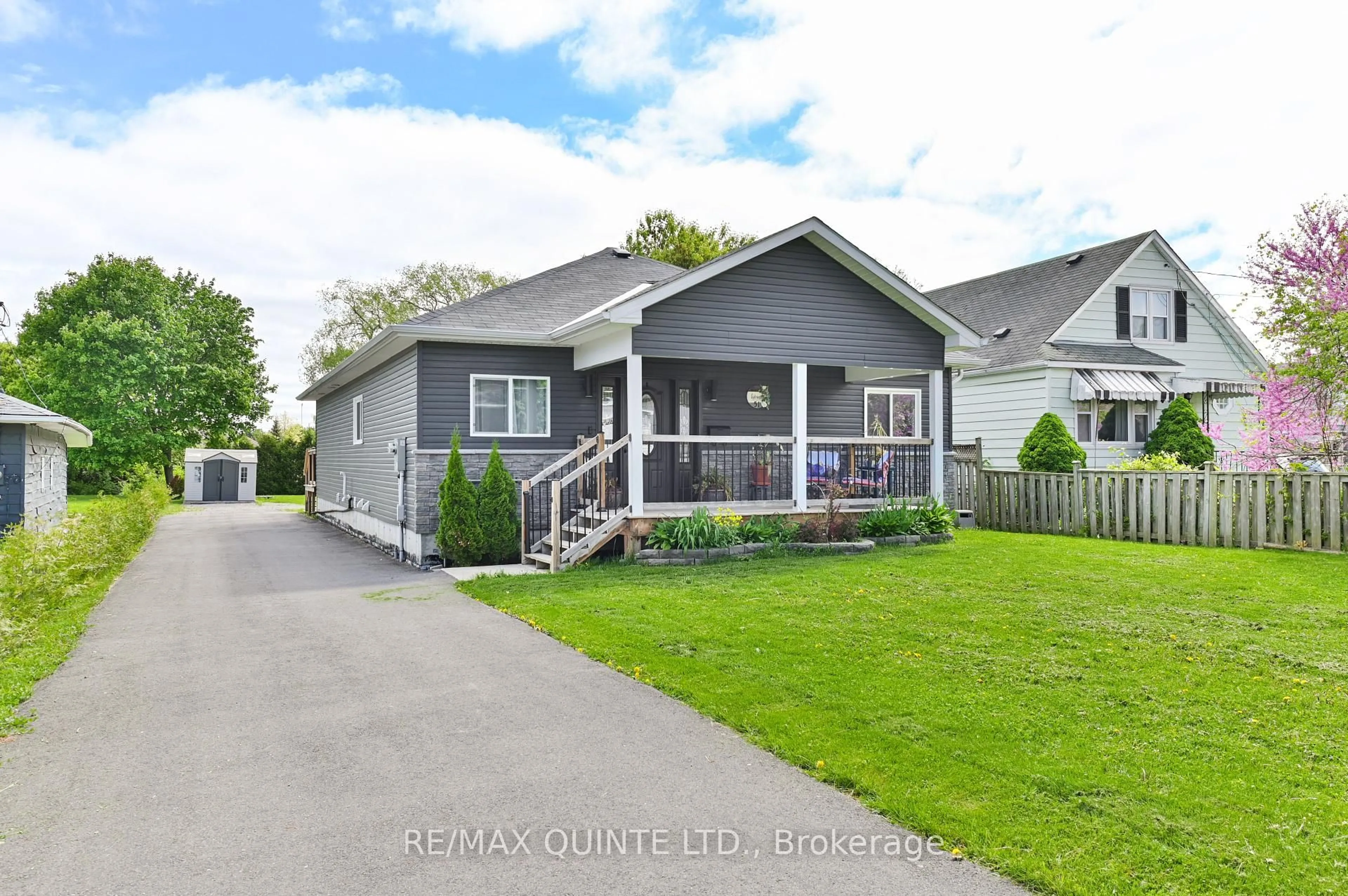 Home with vinyl exterior material, street for 51 Gilbert St, Belleville Ontario K8P 3G9