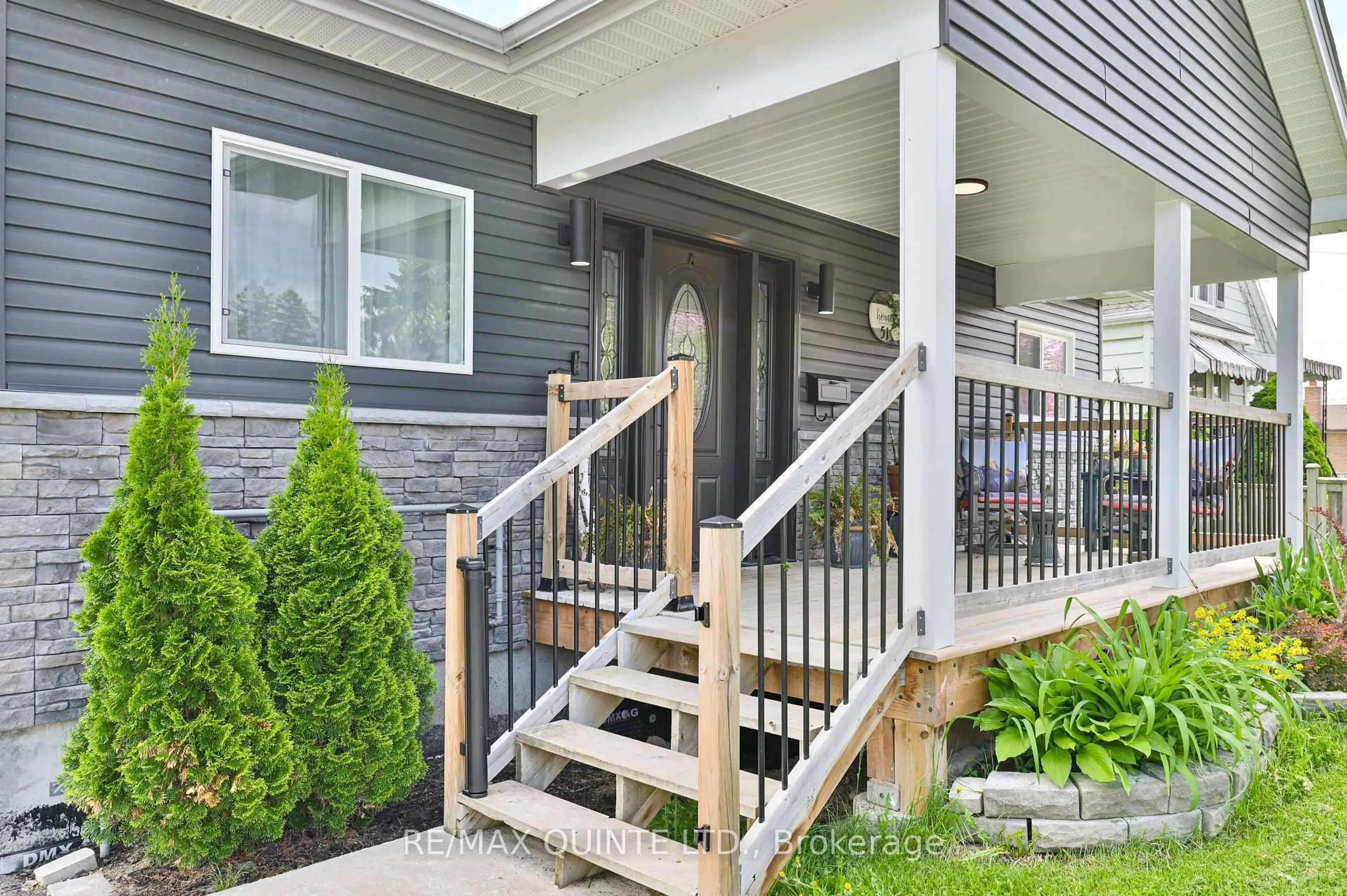 Home with vinyl exterior material, street for 51 Gilbert St, Belleville Ontario K8P 3G9
