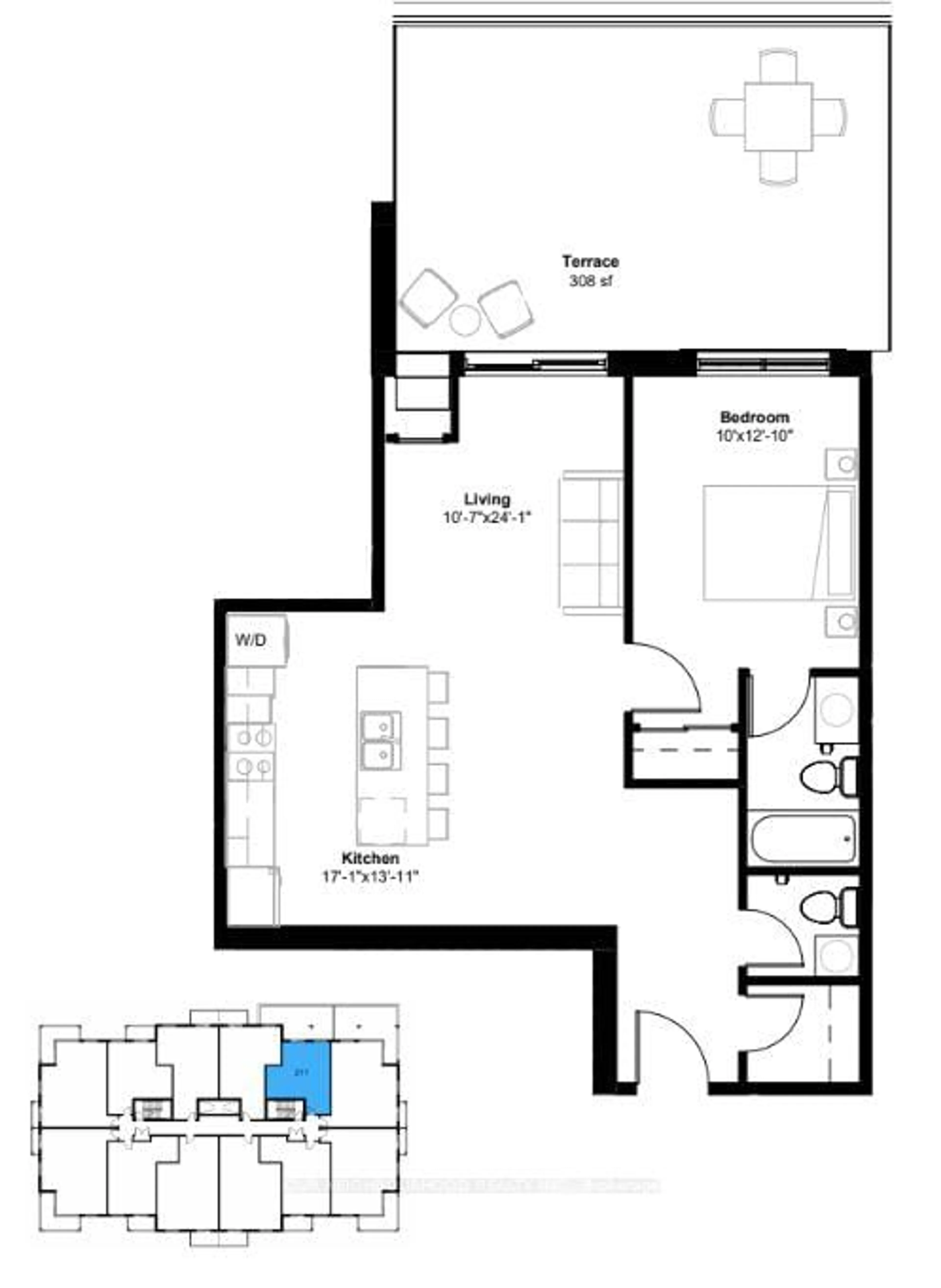 Floor plan for 12 Clara Dr #211, Prince Edward County Ontario K0K 2T0