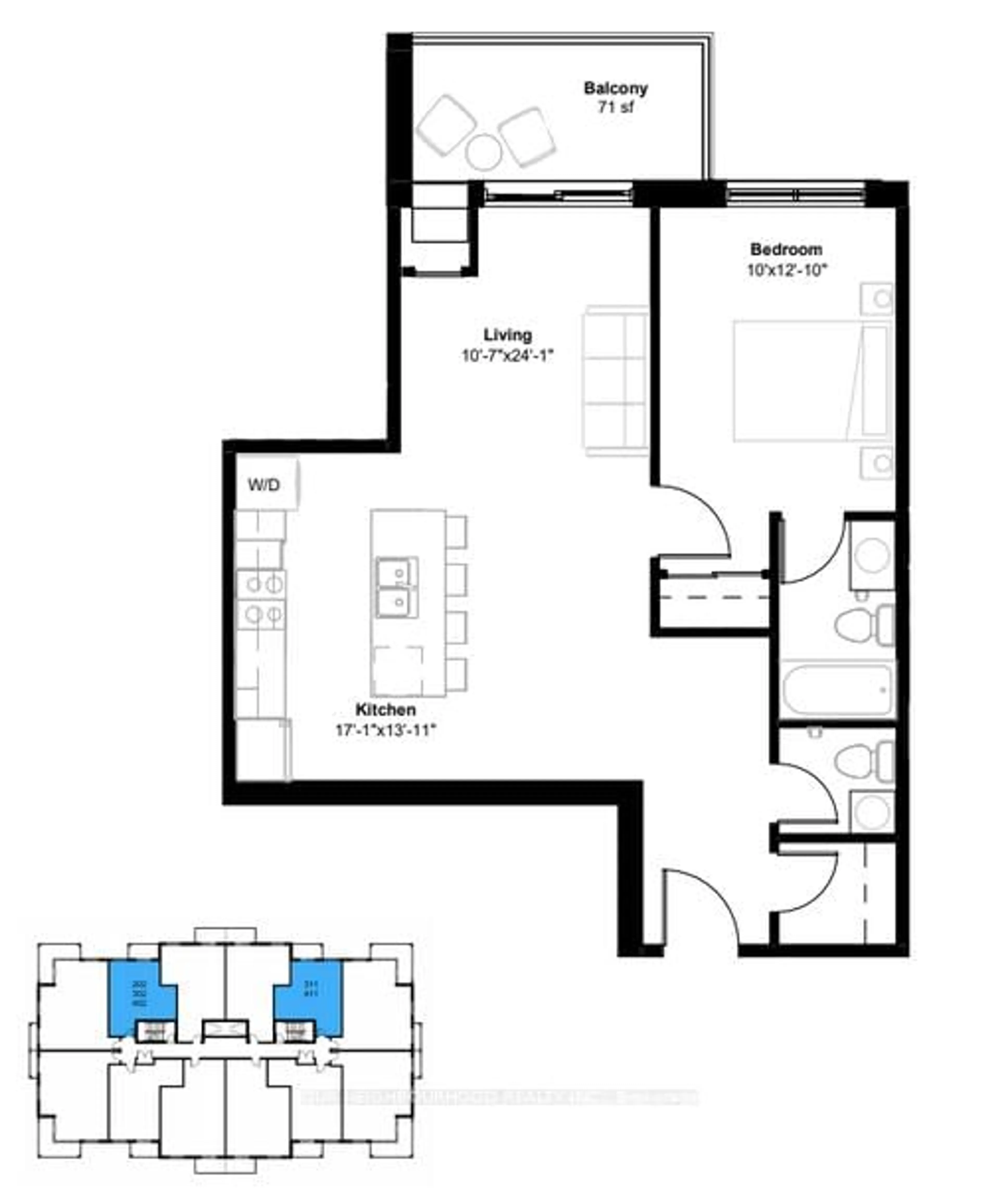 Floor plan for 12 Clara Dr #411, Prince Edward County Ontario K0K 2T0