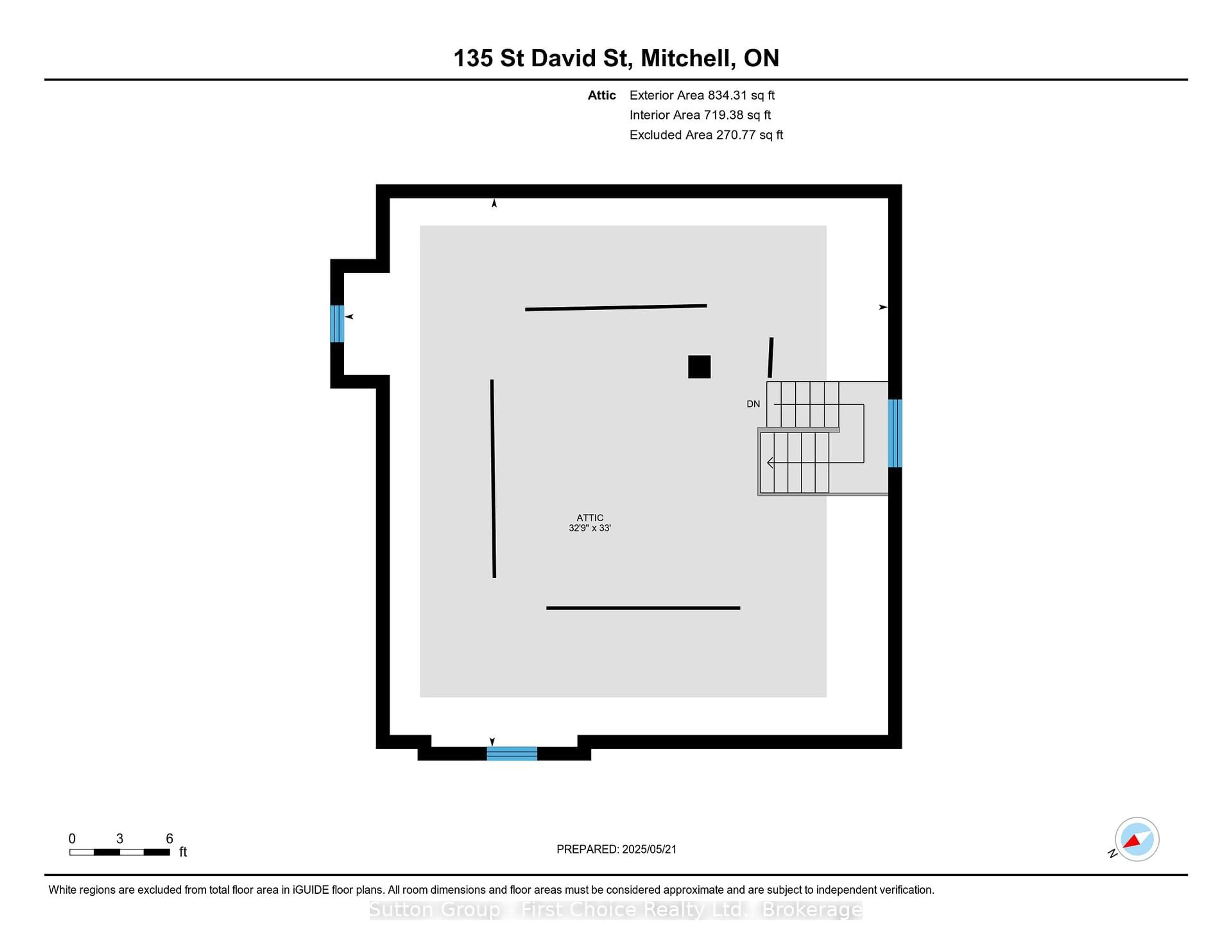 Floor plan for 135 St. David St, West Perth Ontario N0K 1N0
