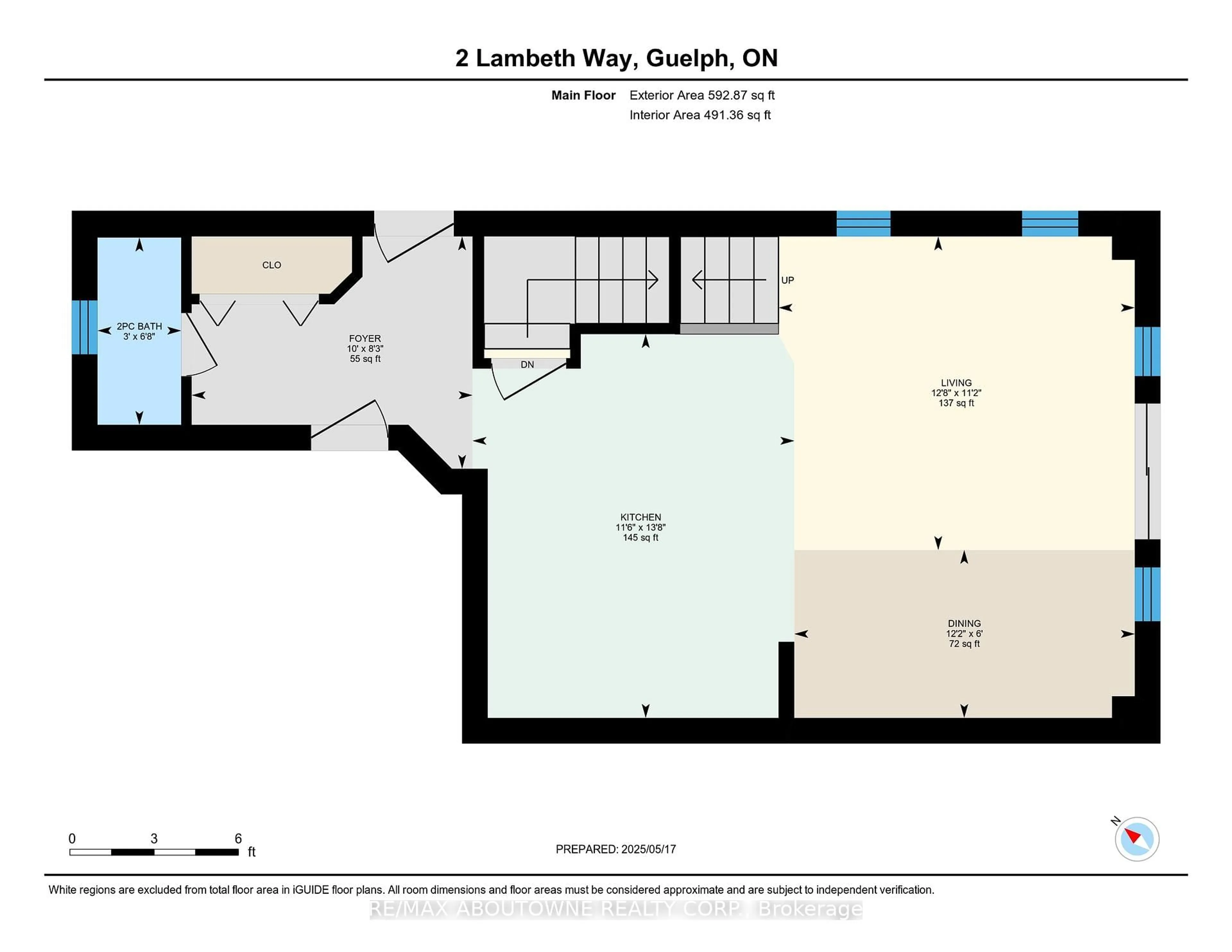 Floor plan for 2 Lambeth Way, Guelph Ontario N1L 0H1