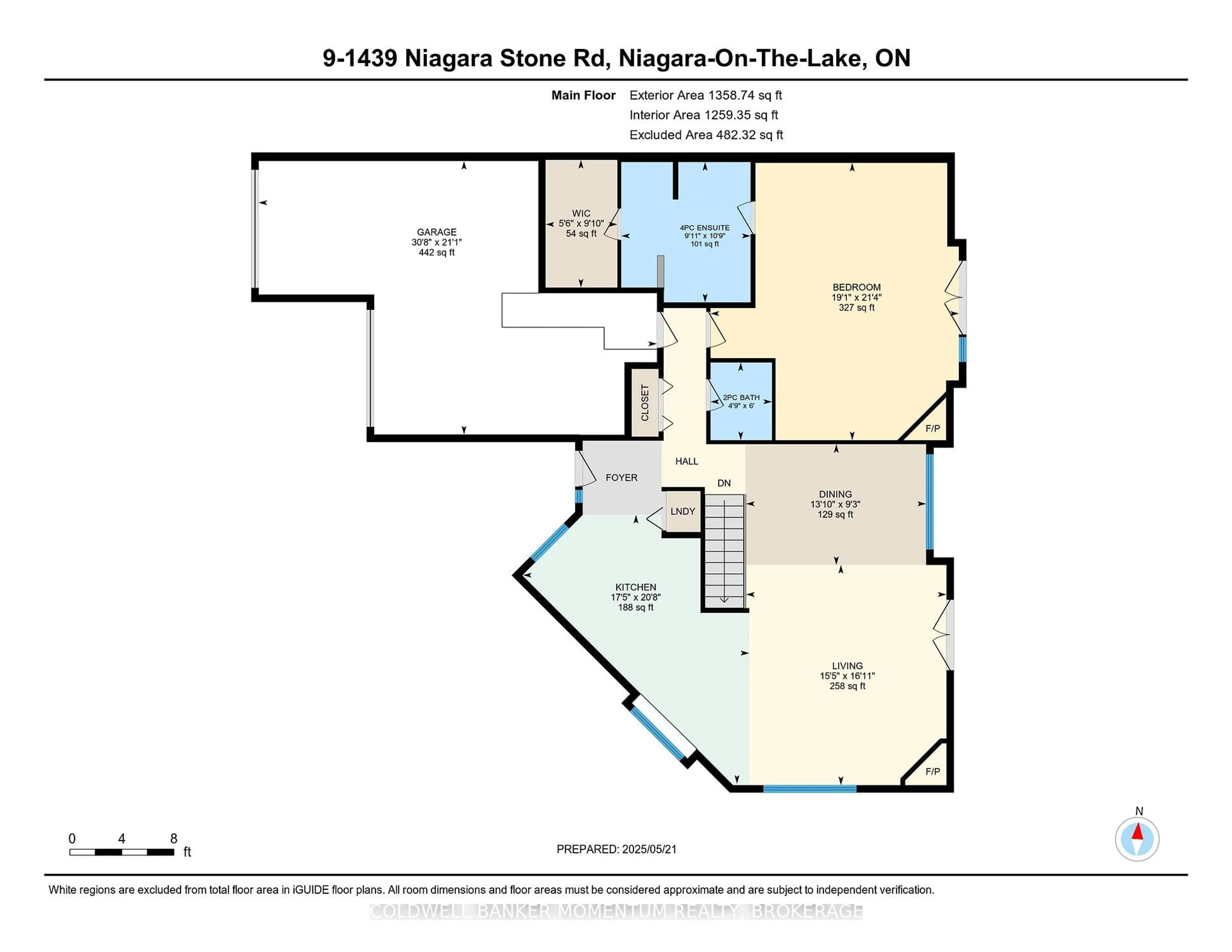 Floor plan for 1439 NIAGARA STONE Rd #9, Niagara-on-the-Lake Ontario L0S 1J0