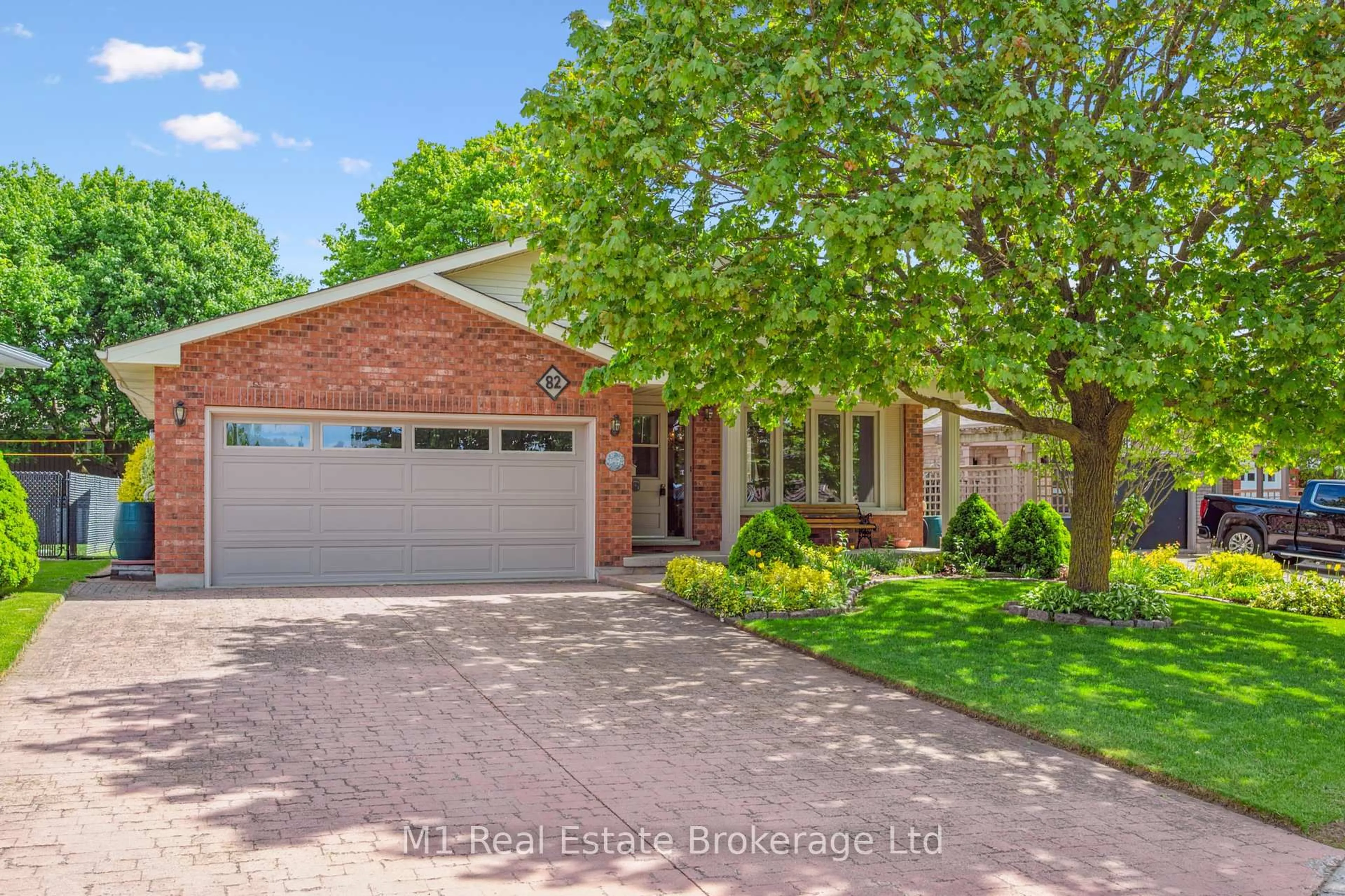 Home with brick exterior material, street for 82 Crane Dr, Woolwich Ontario N3B 3J6