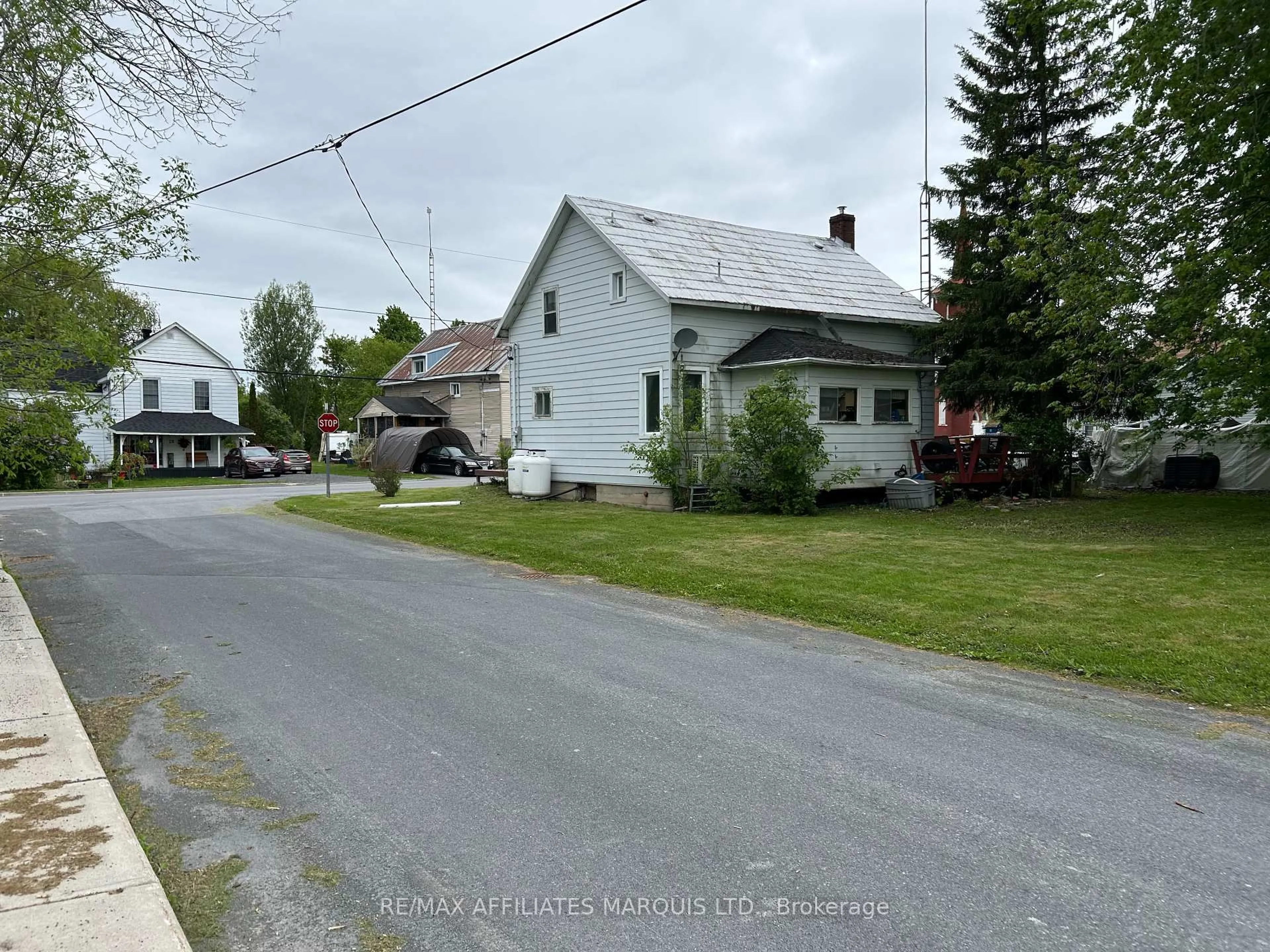 A pic from outside/outdoor area/front of a property/back of a property/a pic from drone, street for 37 Main St, South Stormont Ontario K0C 1Y0