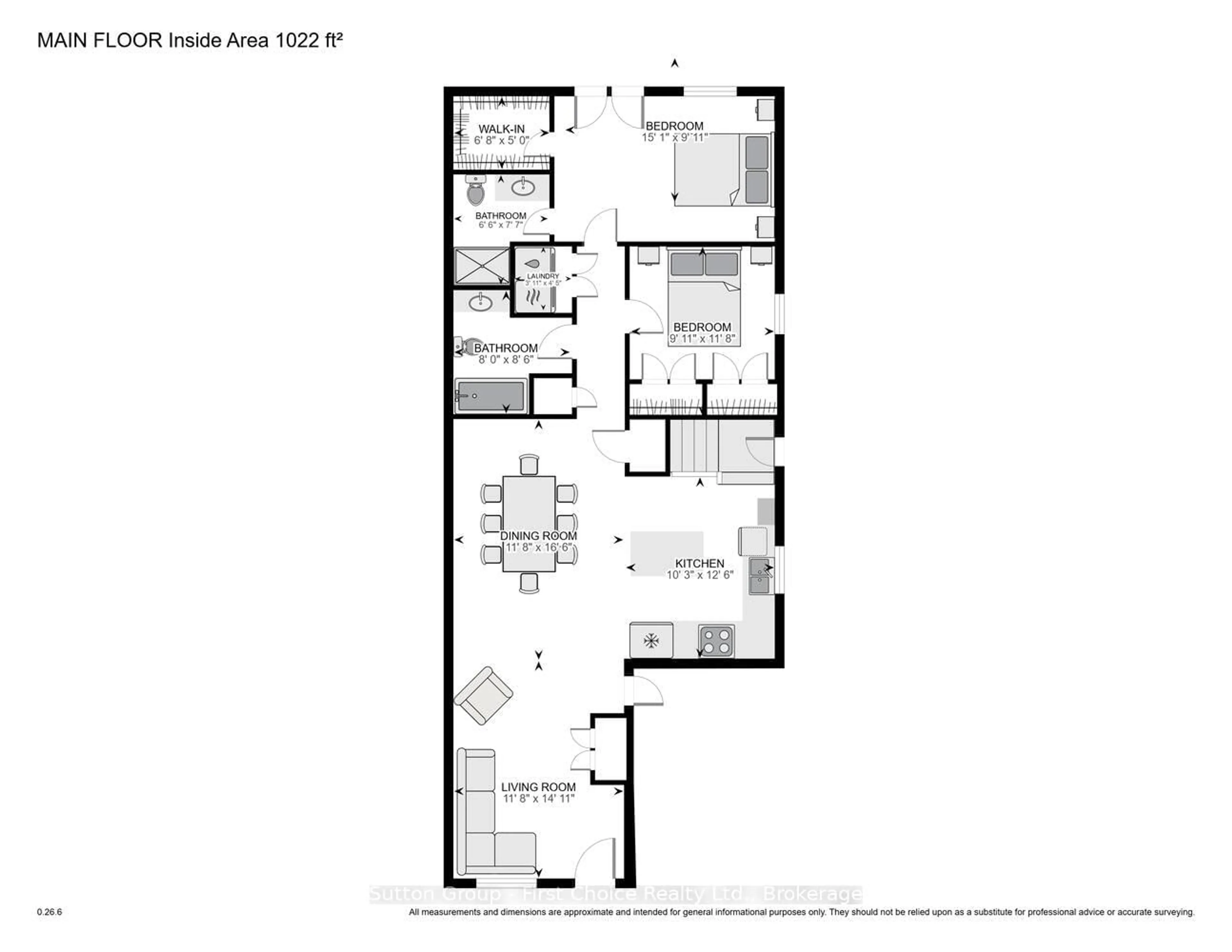 Floor plan for 595 Hibernia St, Stratford Ontario N5A 7R6
