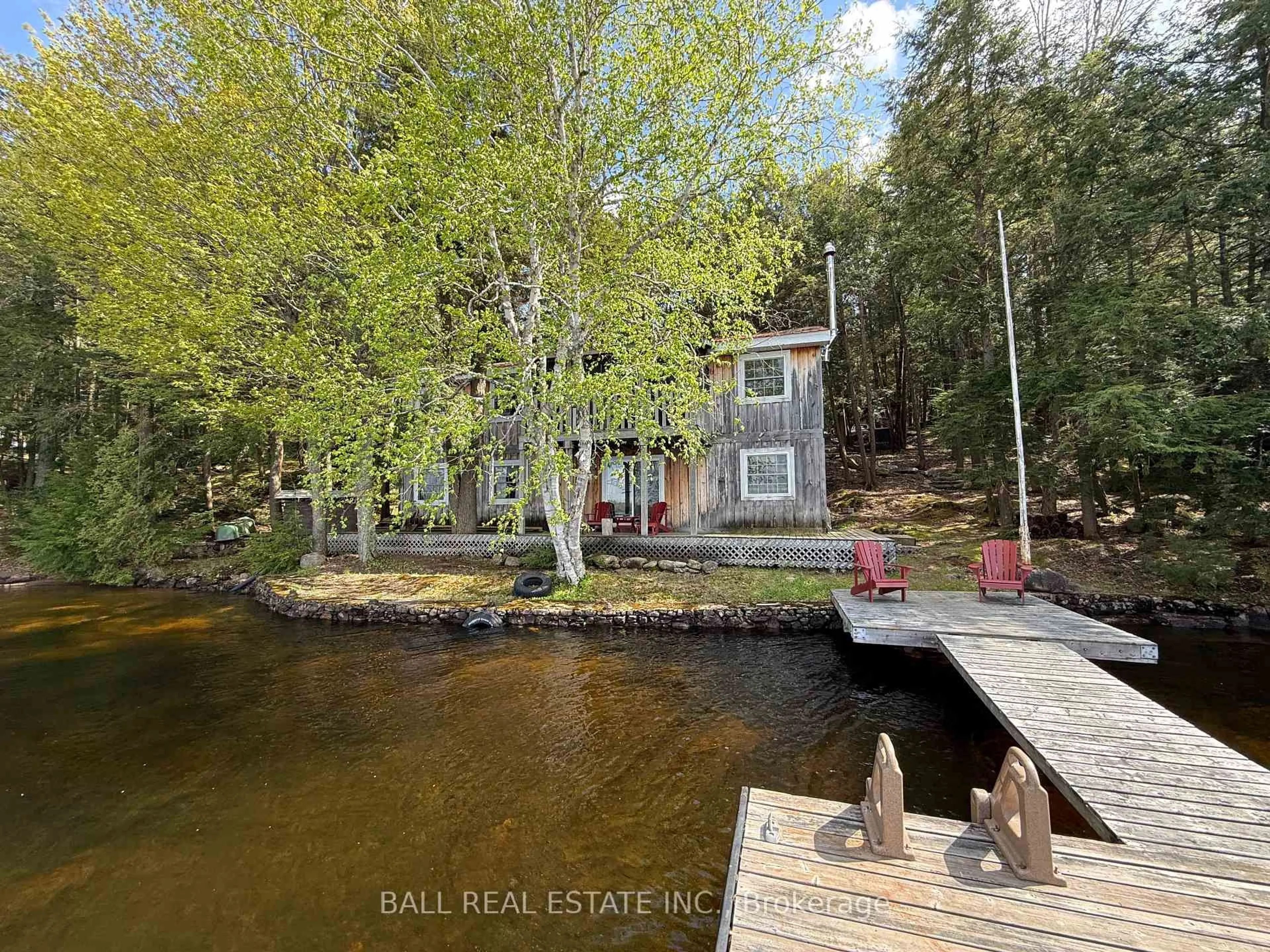 A pic from outside/outdoor area/front of a property/back of a property/a pic from drone, water/lake/river/ocean view for 35 Fire Route 141 N/A, Galway-Cavendish and Harvey Ontario K0L 1J0