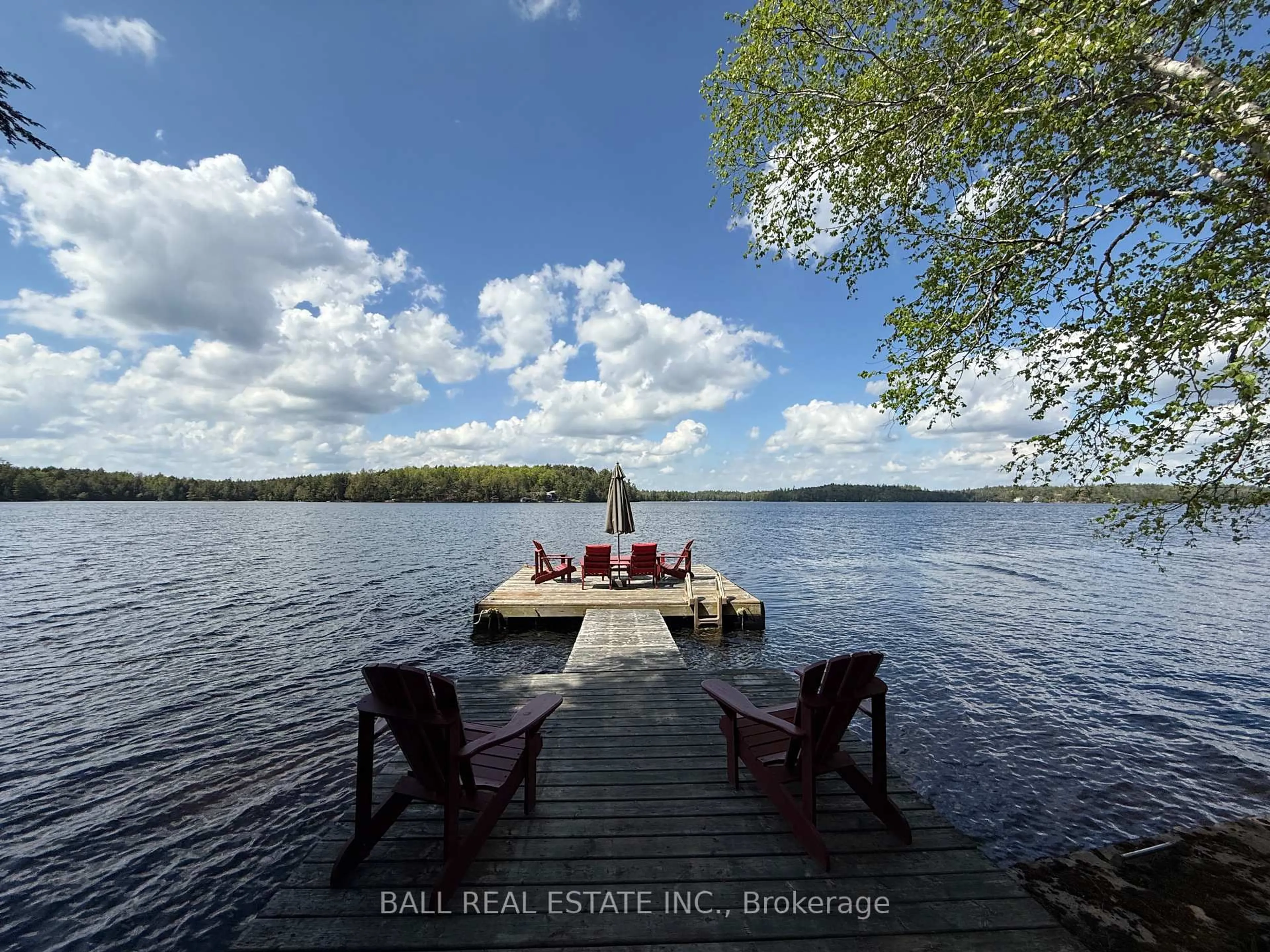 Patio, water/lake/river/ocean view for 35 Fire Route 141 N/A, Galway-Cavendish and Harvey Ontario K0L 1J0