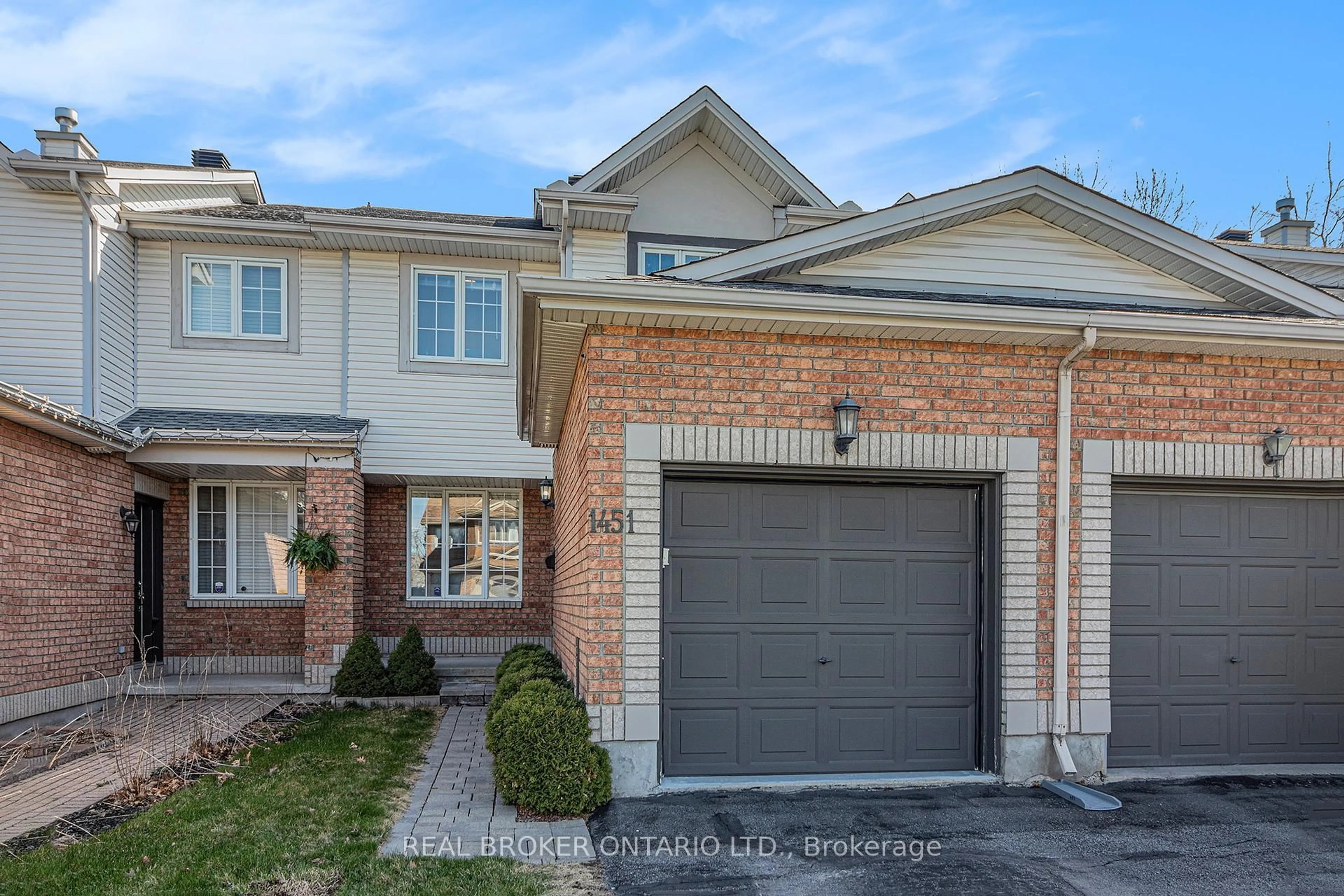 Home with brick exterior material, street for 1451 Bonneville Cres, Ottawa Ontario K1C 7N2