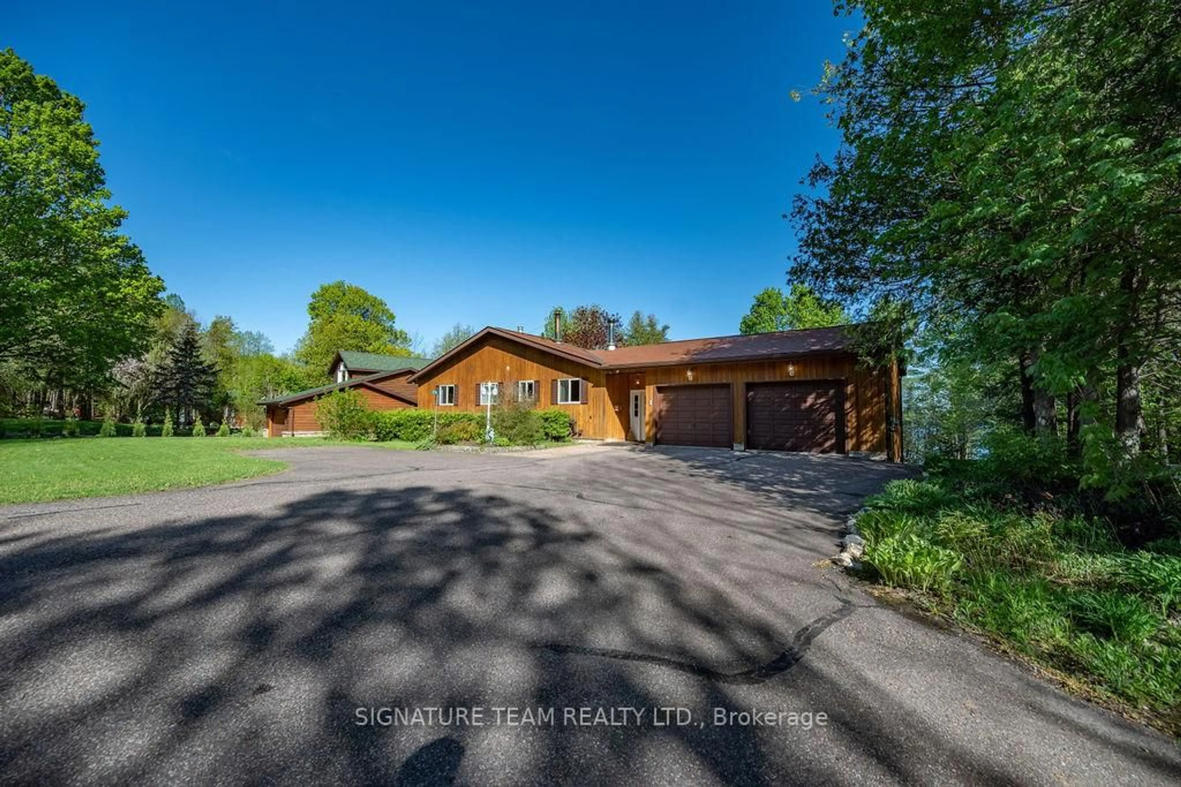 A pic from outside/outdoor area/front of a property/back of a property/a pic from drone, street for 47 Trillium Lane #A, Eganville Ontario K0J 1T0