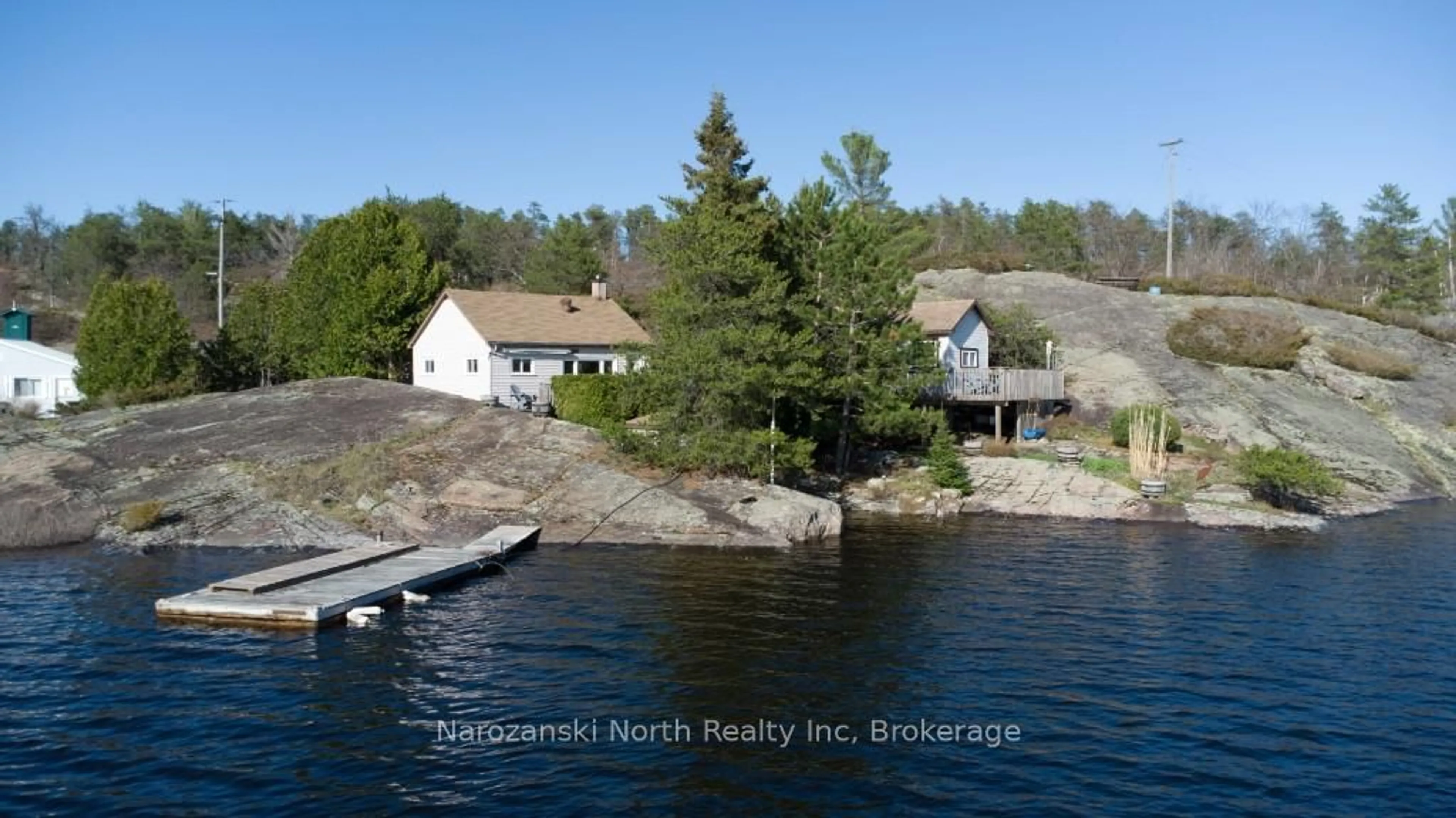 A pic from outside/outdoor area/front of a property/back of a property/a pic from drone, water/lake/river/ocean view for 0 Pickerel River N/A, Parry Sound Remote Area Ontario P0G 1G0
