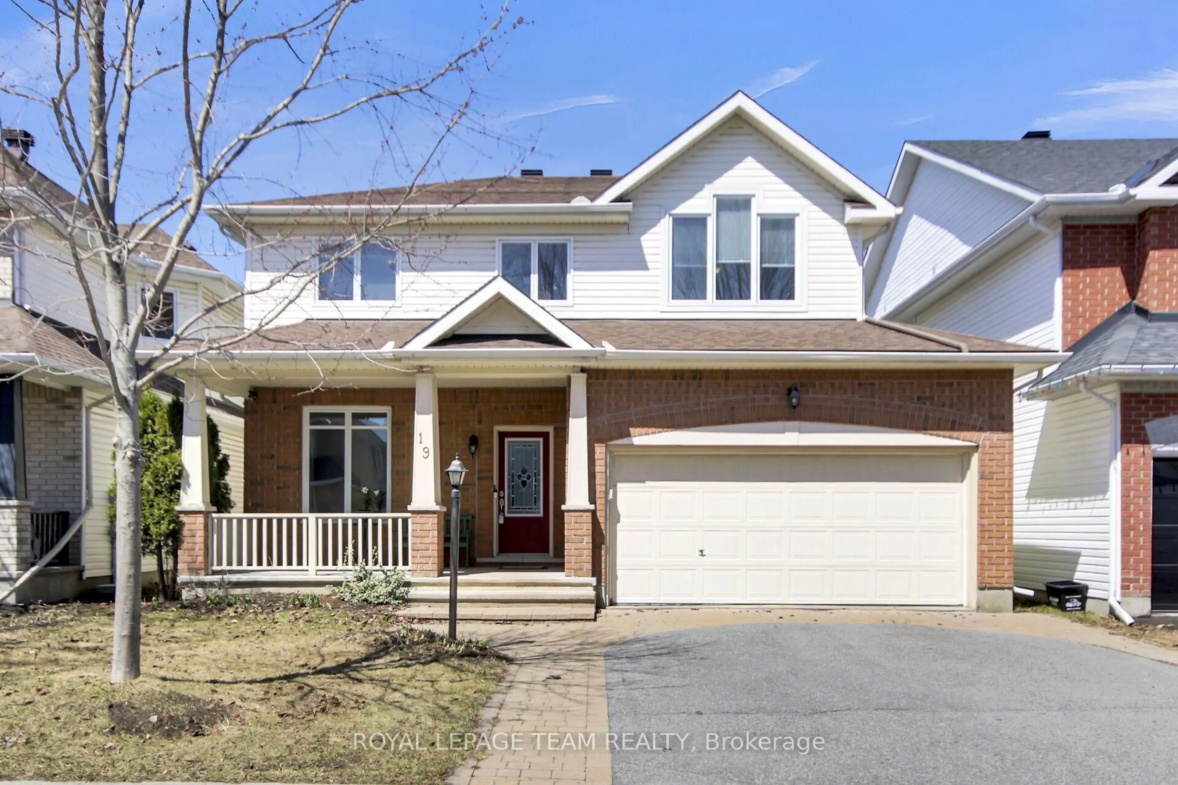 Home with brick exterior material, street for 19 Athena Way, Ottawa Ontario K2G 6S1