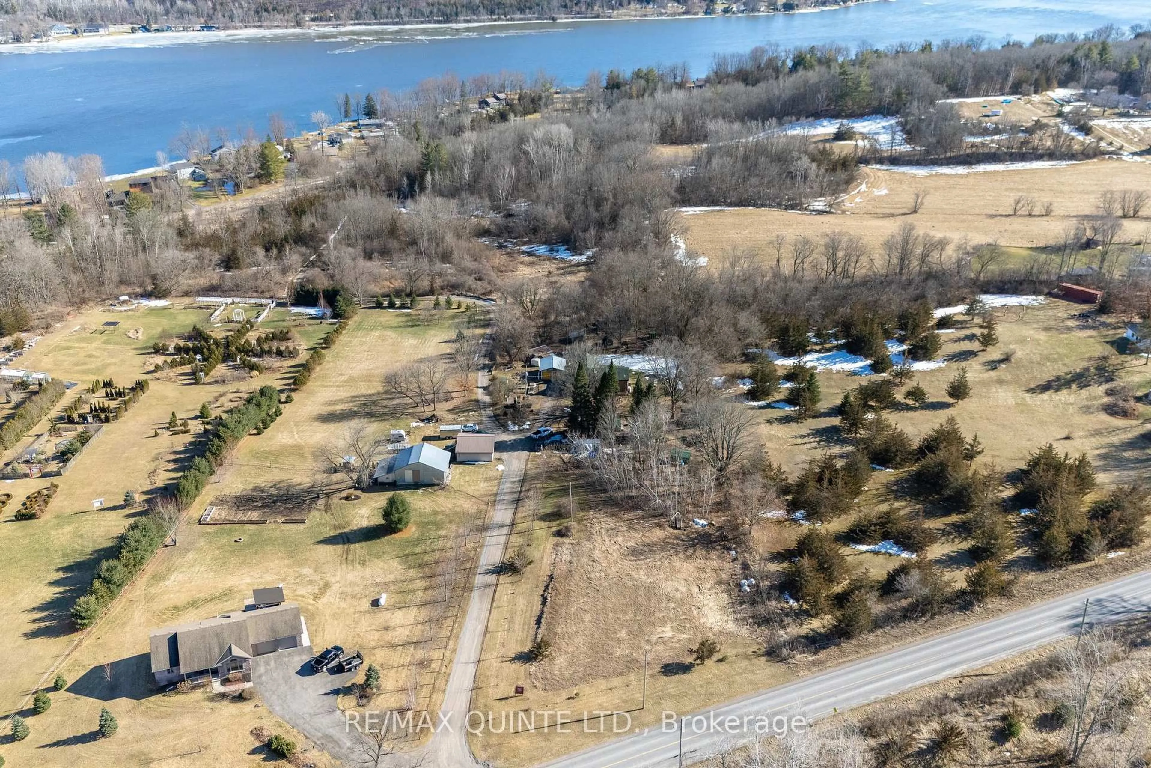 A pic from outside/outdoor area/front of a property/back of a property/a pic from drone, water/lake/river/ocean view for 636 GLEN ROSS Rd, Hastings Ontario K0K 2C0